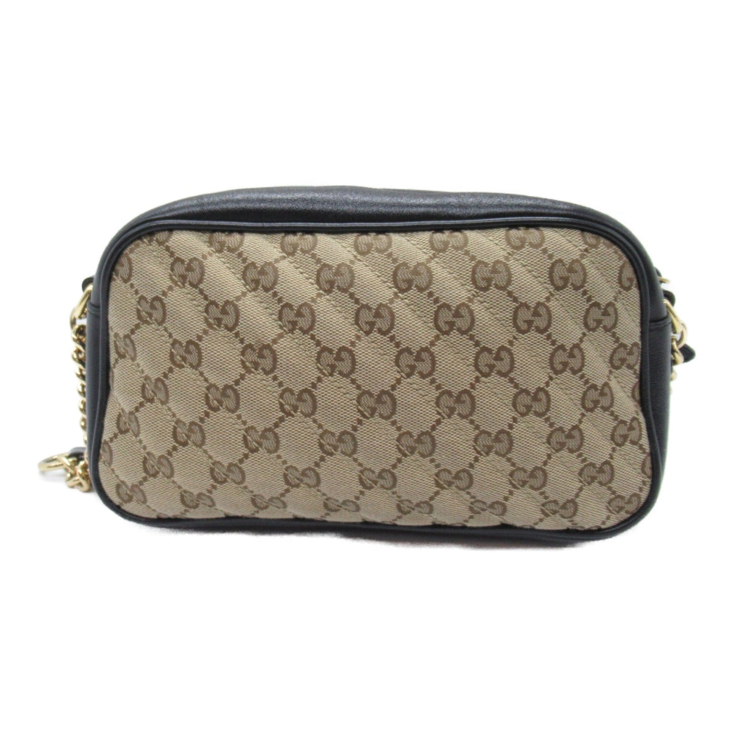 Luxury Gucci Trending 2025 GG Marmont Leather Canvas Shoulder Bag
