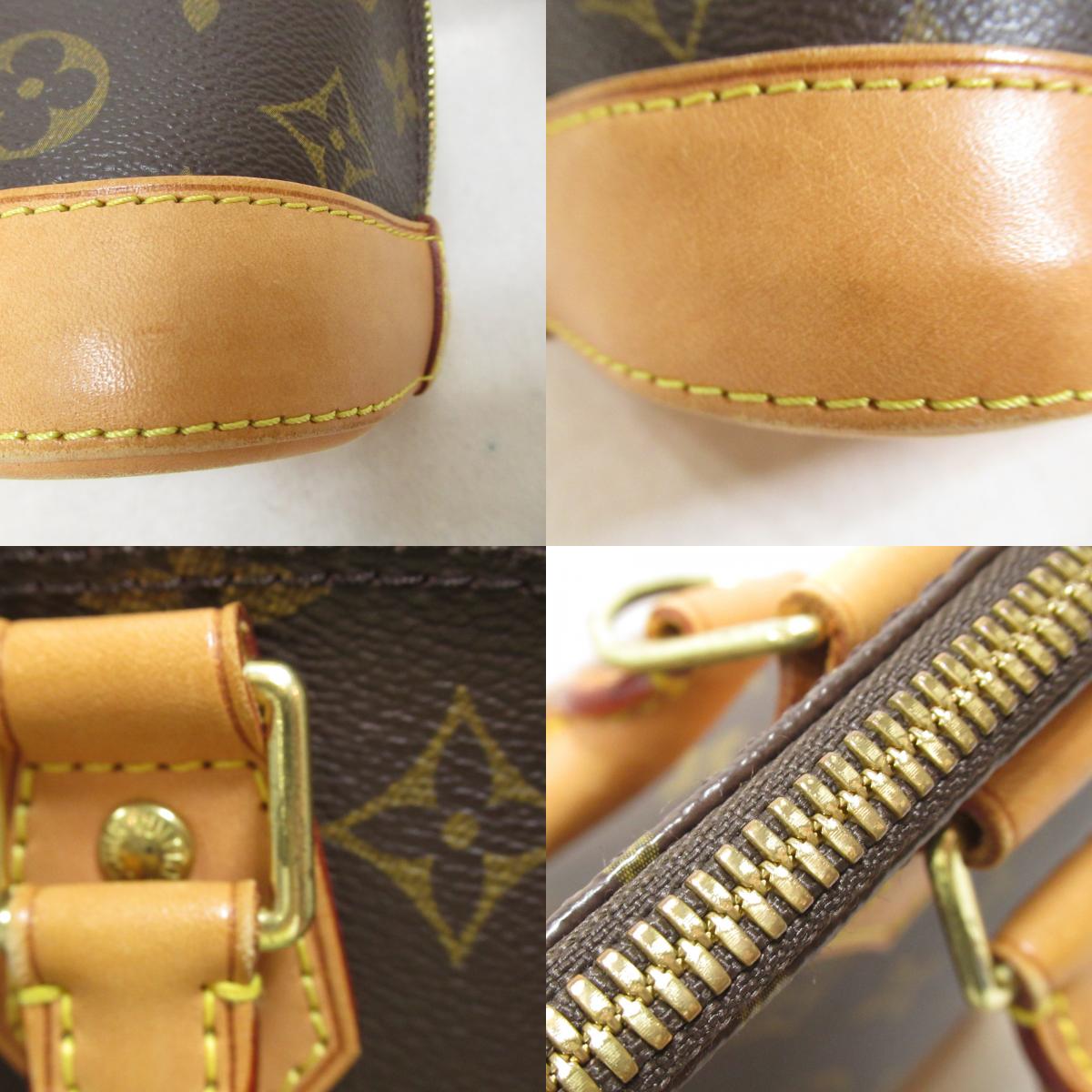 Louis Vuitton Alma PM Handbag Monogram Brown