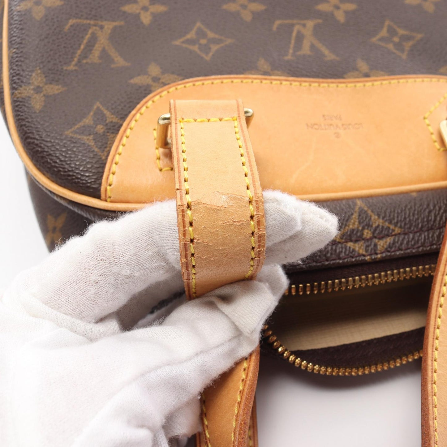 Louis Vuitton Excursion Handbag Monogram Brown