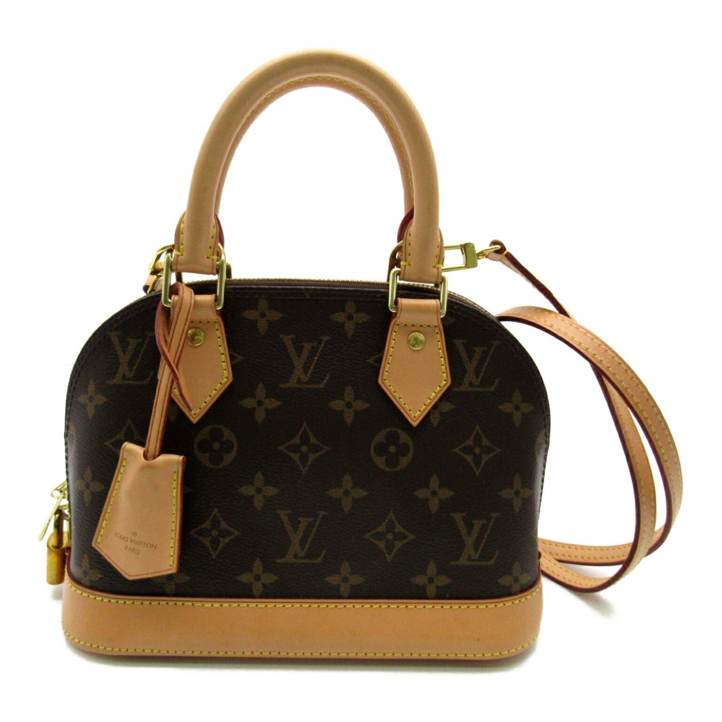 Louis Vuitton Alma BB Shoulder Bag Monogram Brown