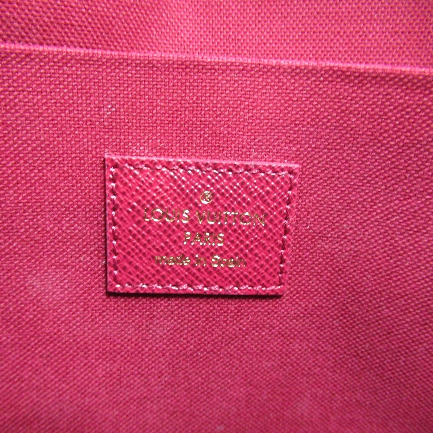 Louis Vuitton Pochette Felicie Shoulder Bag Brown