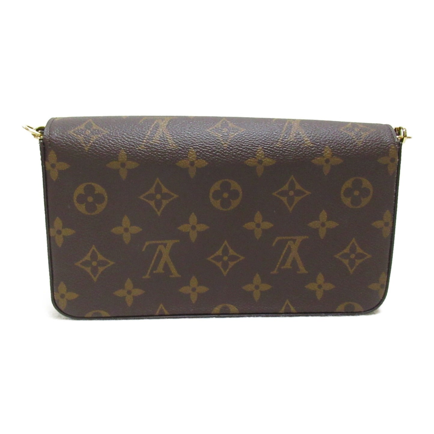 Louis Vuitton Pochette Felicie Shoulder Bag Brown