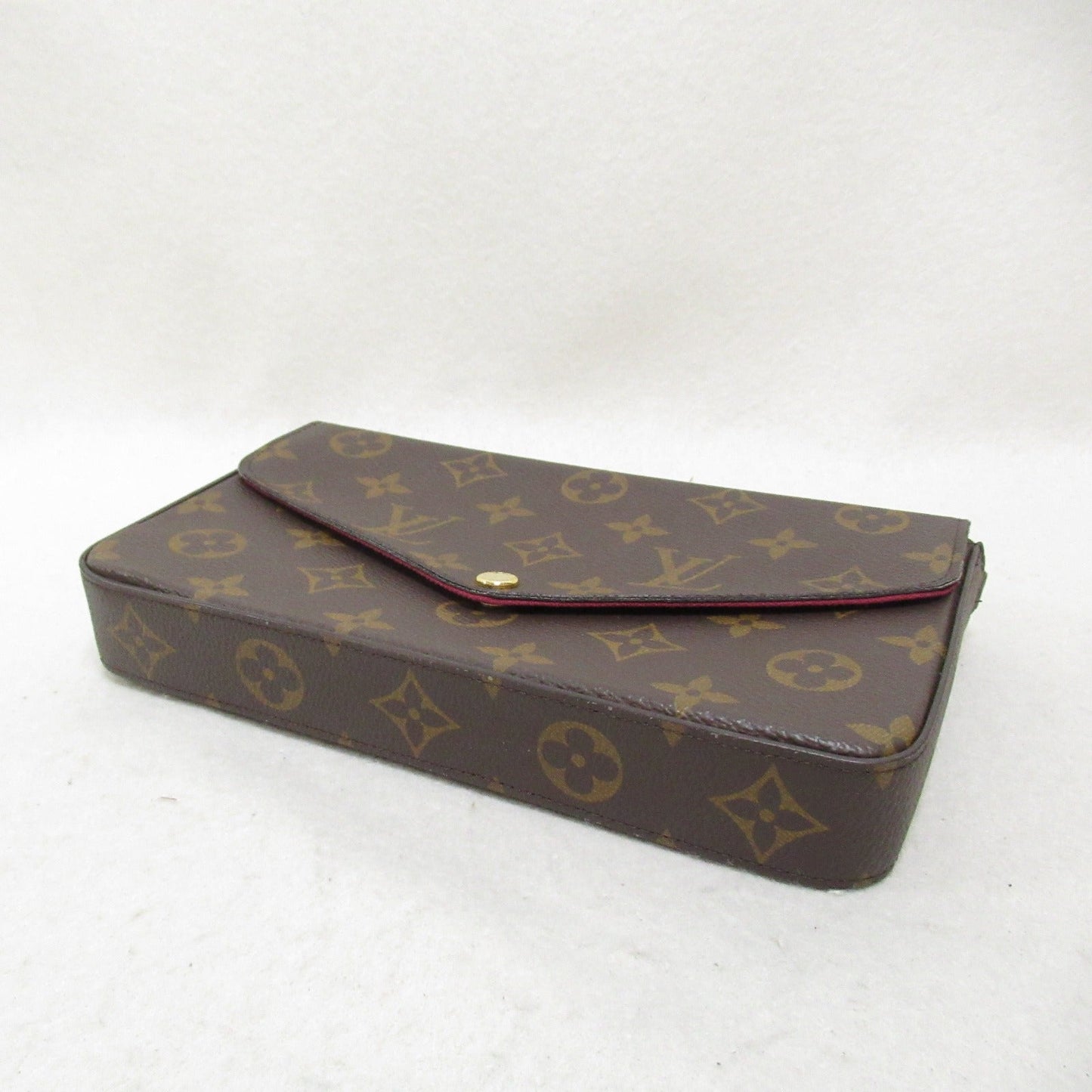 Louis Vuitton Pochette Felicie Shoulder Bag Brown