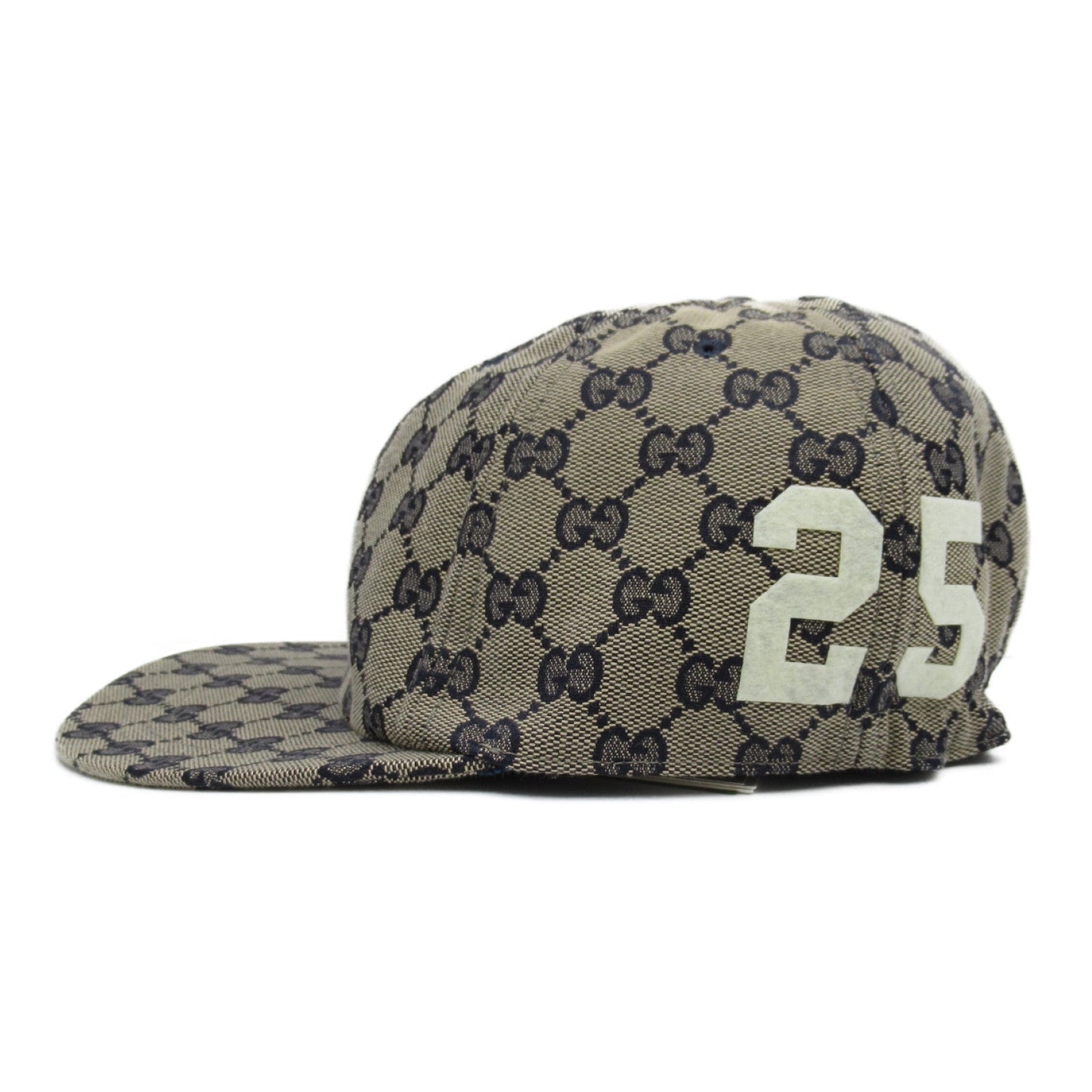 Luxury Gucci Trending 2025 GG Canvas Cotton Baseball Cap Blue