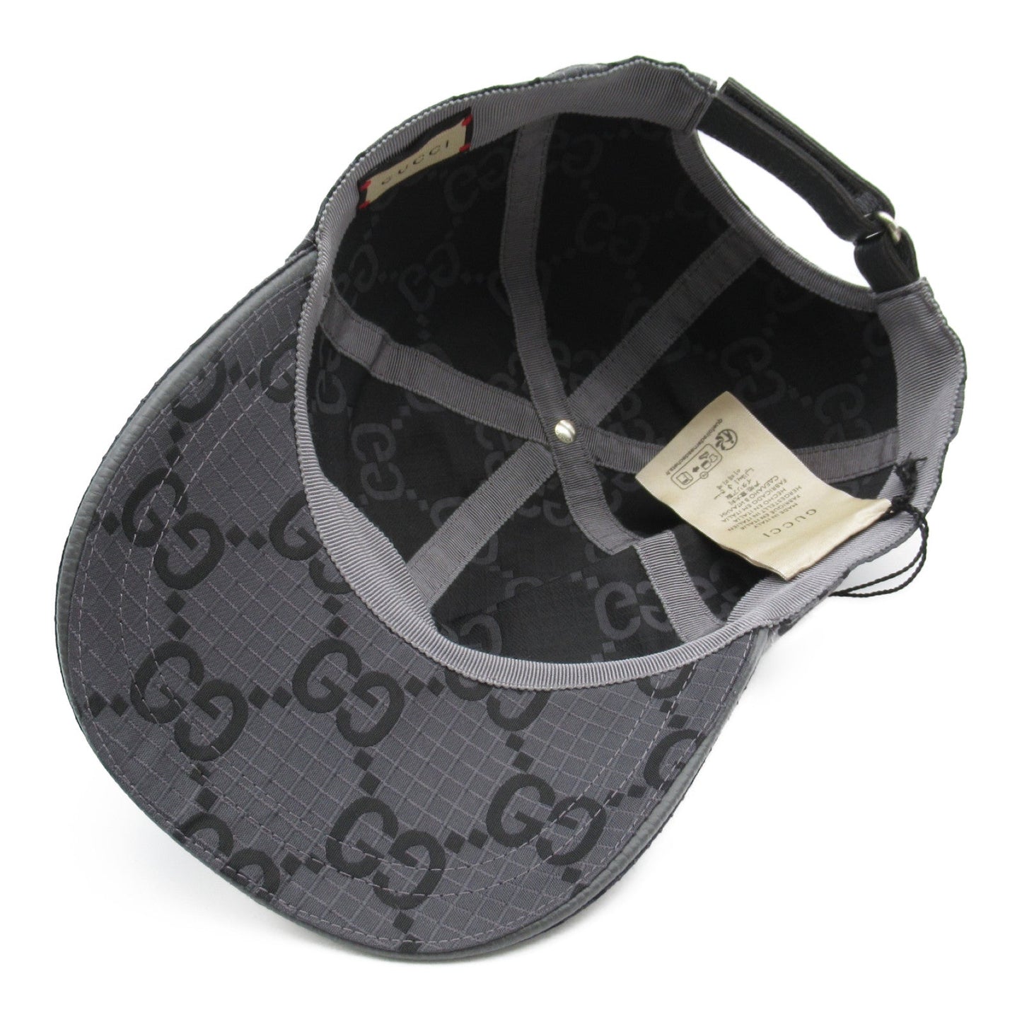Luxury Gucci Trending 2025 Polyester Baseball Cap Gray Unisex