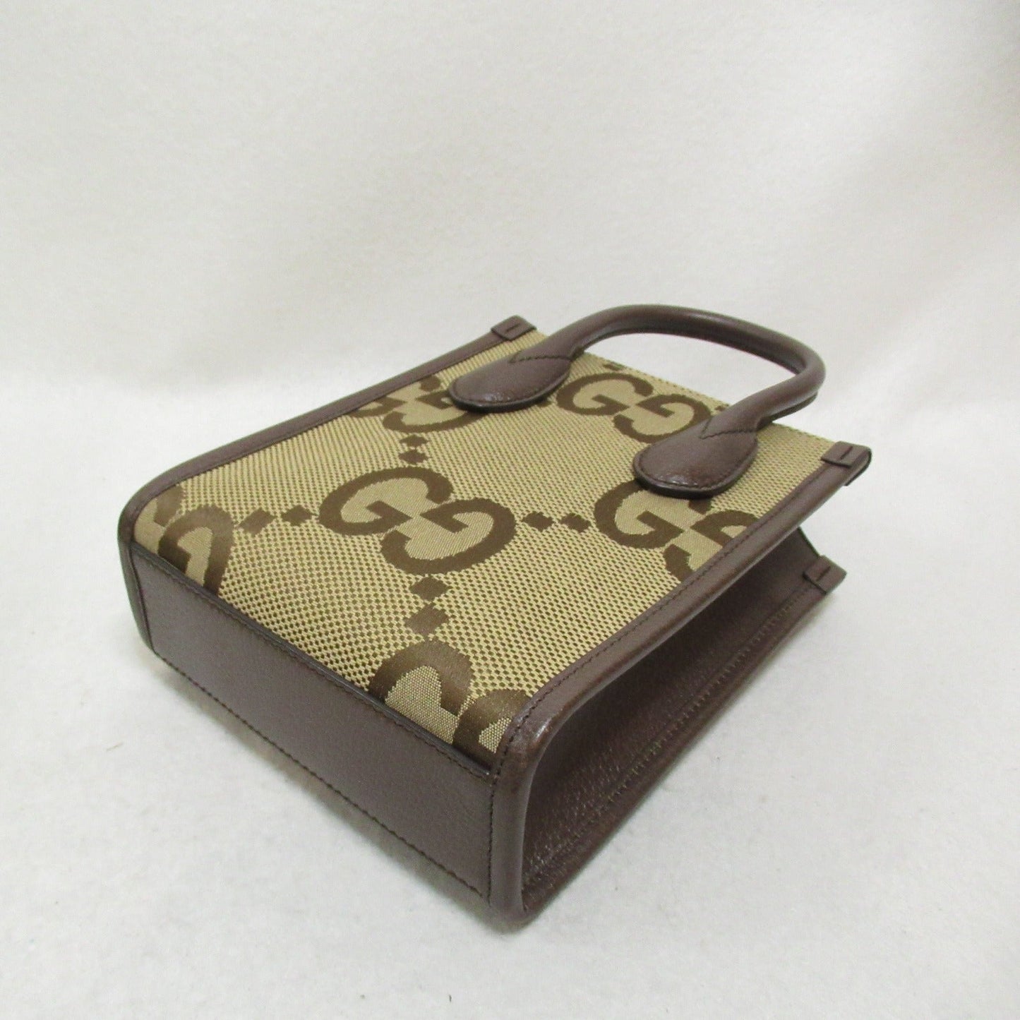Luxury Gucci Trending 2025 Jumbo GG 2way Shoulder Bag Leather Canvas