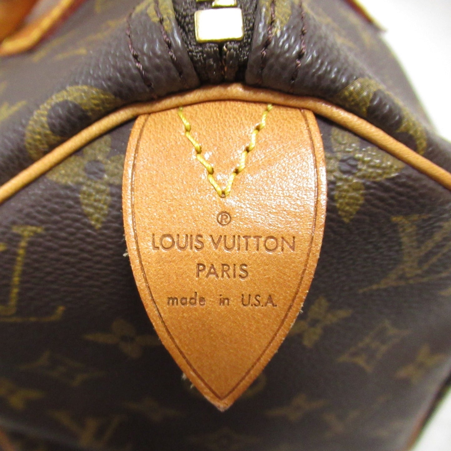 Louis Vuitton Speedy 30 Handbag Monogram Brown