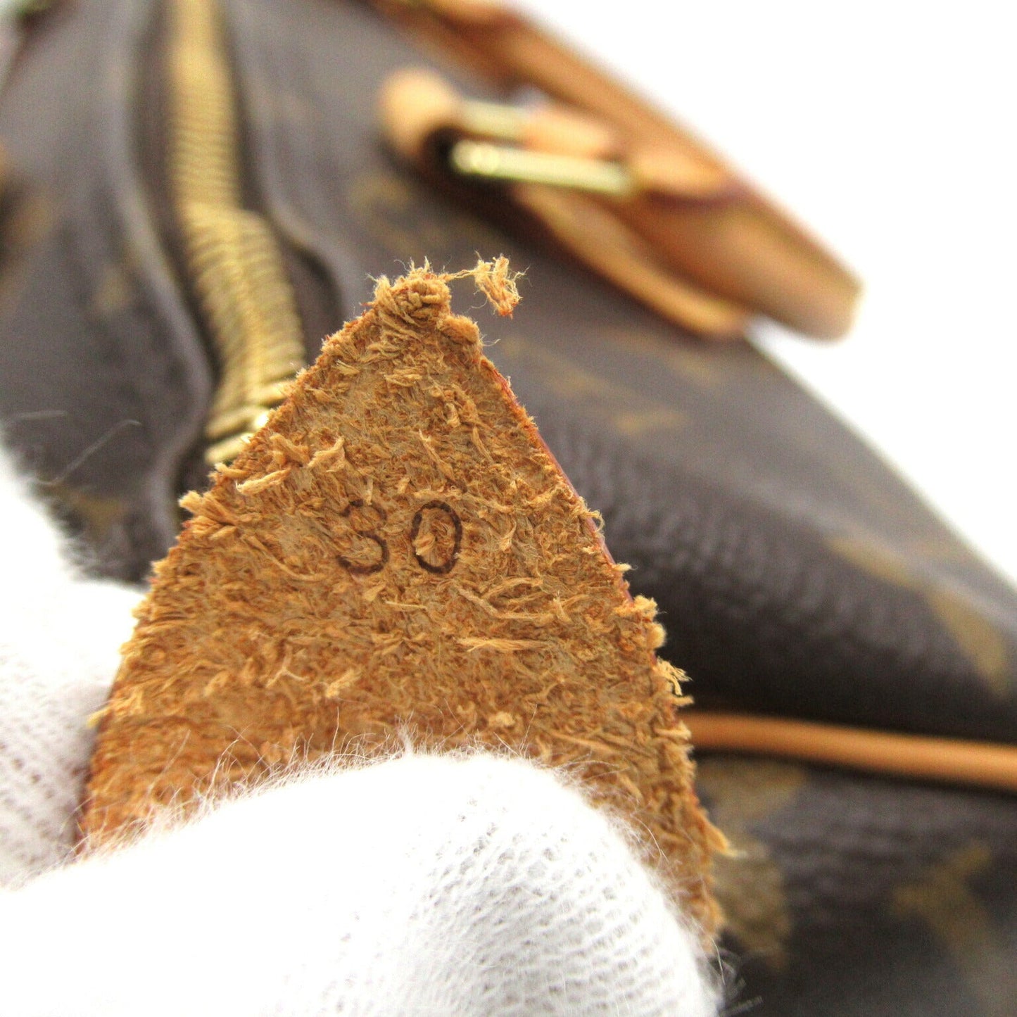 Louis Vuitton Speedy 30 Handbag Monogram Brown