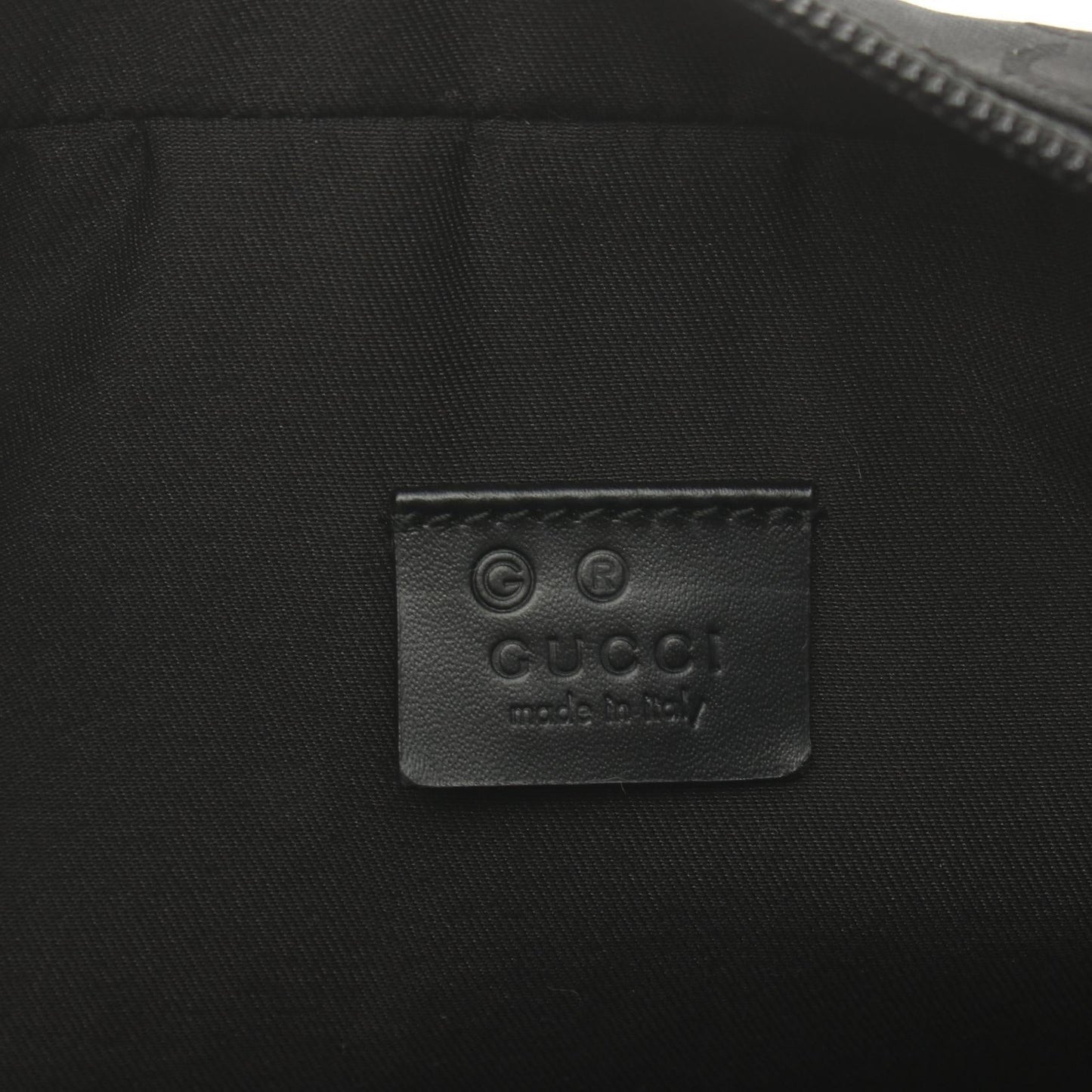 Luxury Gucci Trending 2025 Nylon Leather Clutch Bag Black