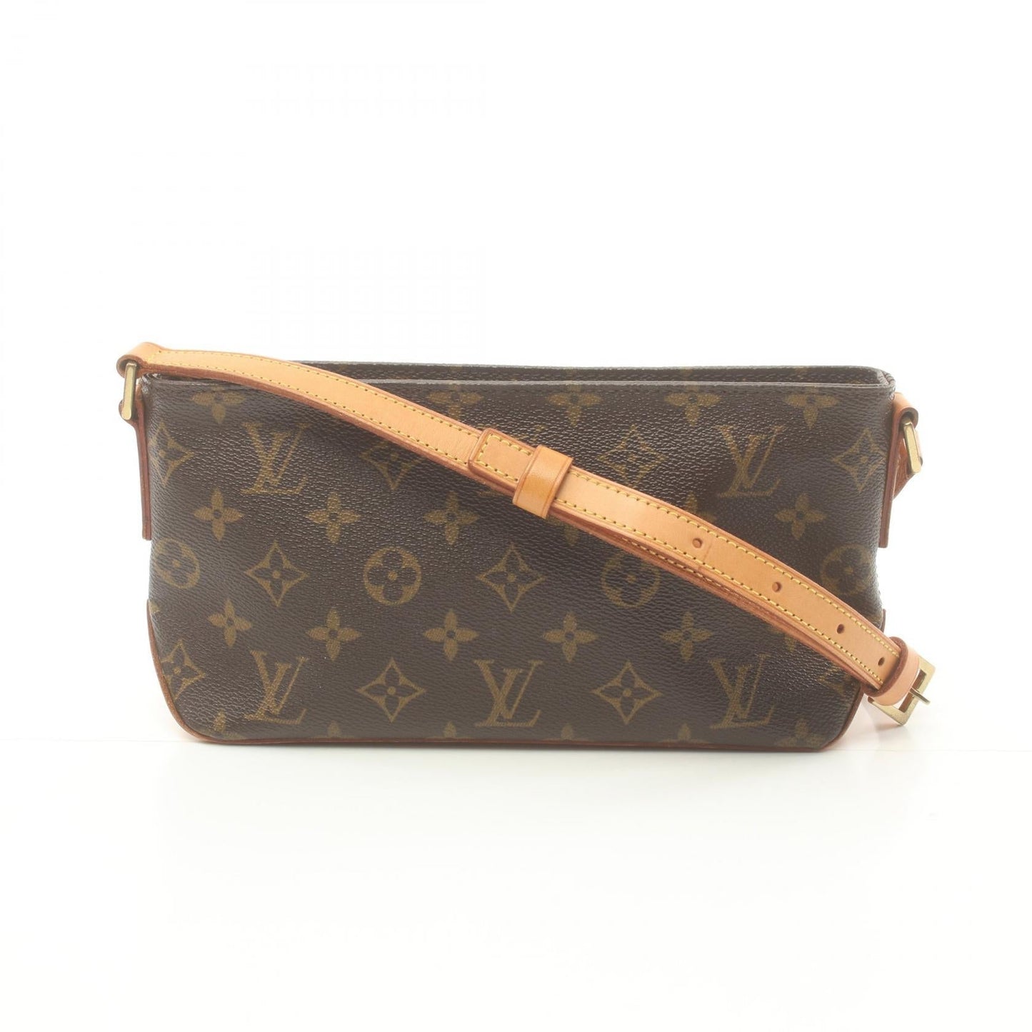 Louis Vuitton Trotter Shoulder Bag Monogram Brown