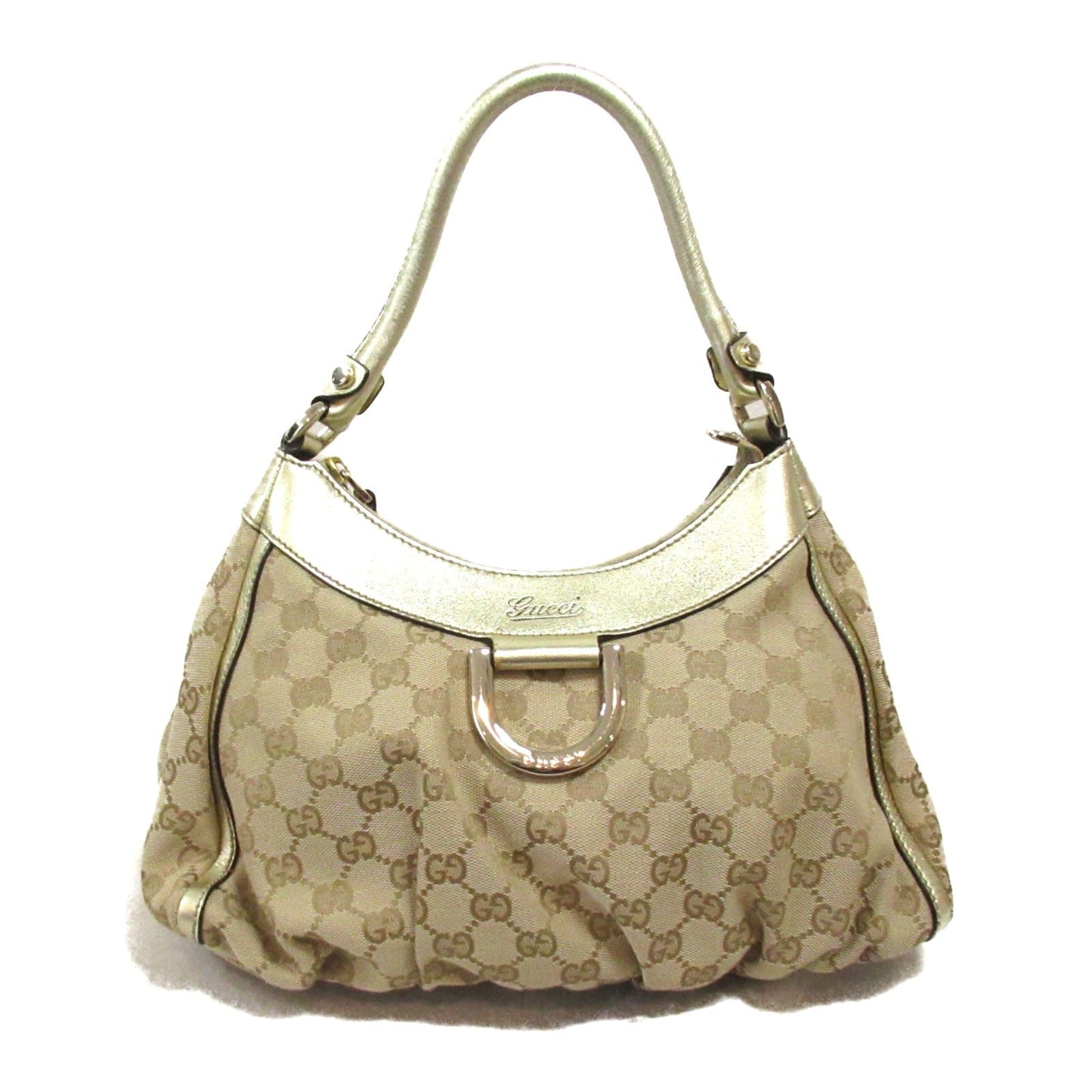 Luxury Gucci Trending 2025 Leather Canvas Shoulder Bag