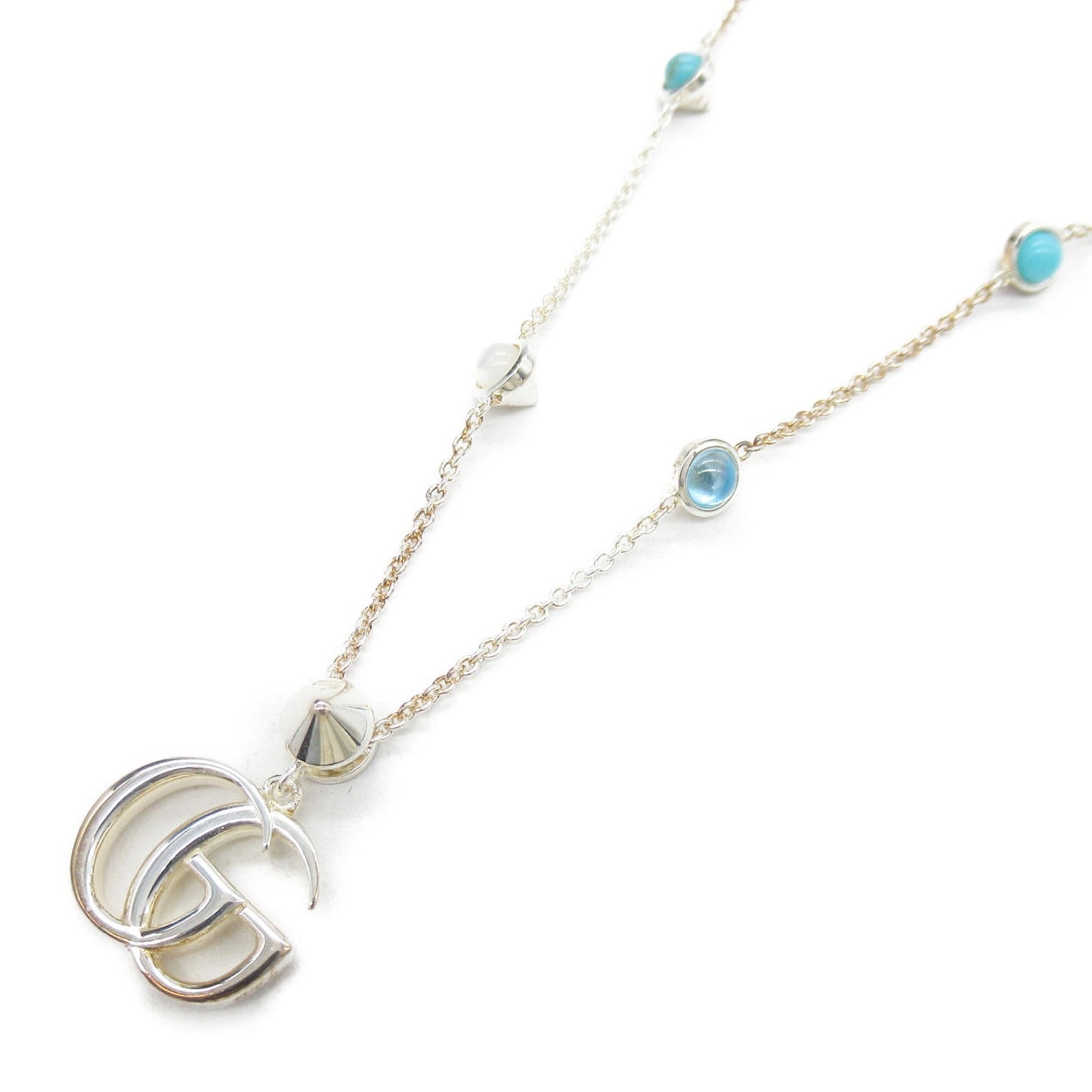 Luxury Gucci Trending 2025 Silver 925 Stainless Steel Mother of Pearl Necklace