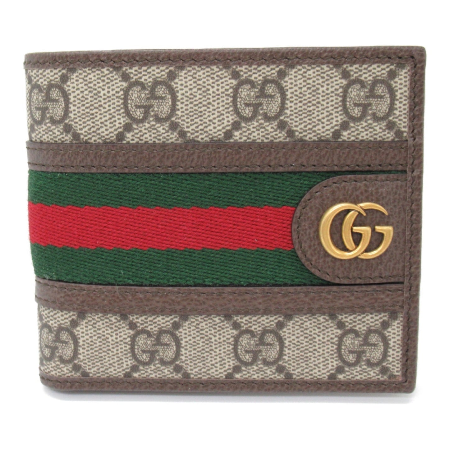 Luxury Gucci Trending 2025 GG Supreme Canvas Bifold Wallet Beige