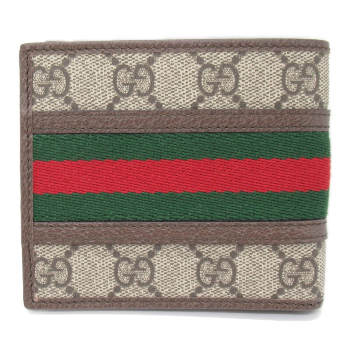 Luxury Gucci Trending 2025 GG Supreme Canvas Bifold Wallet Beige