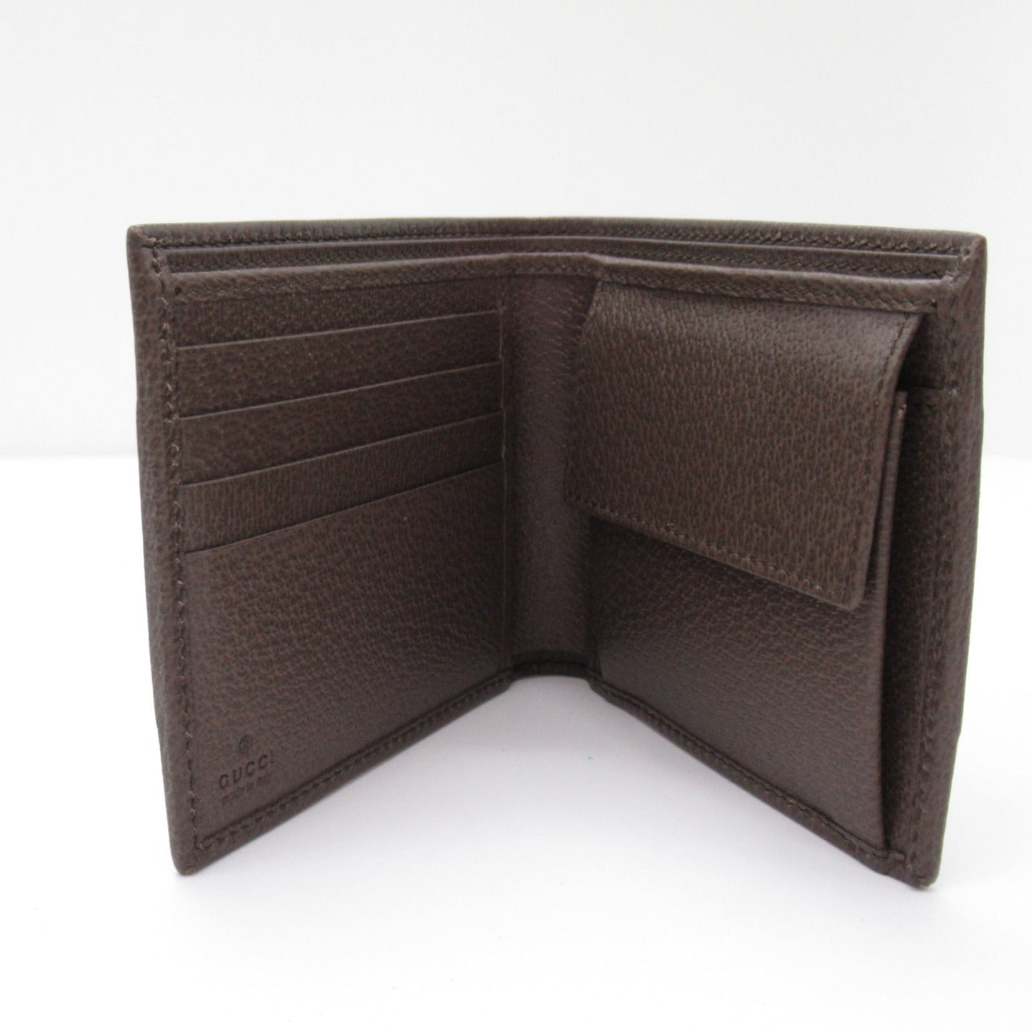 Luxury Gucci Trending 2025 GG Supreme Canvas Bifold Wallet Beige