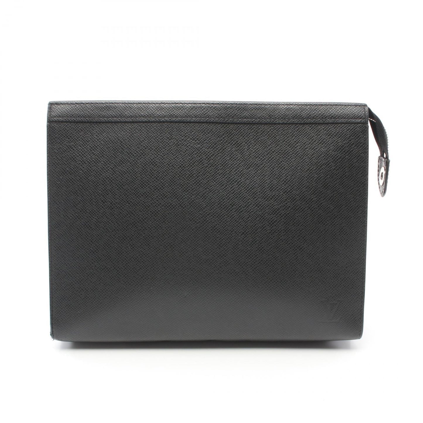 Louis Vuitton Taiga Noir Pochette Voyage MM Clutch M30547