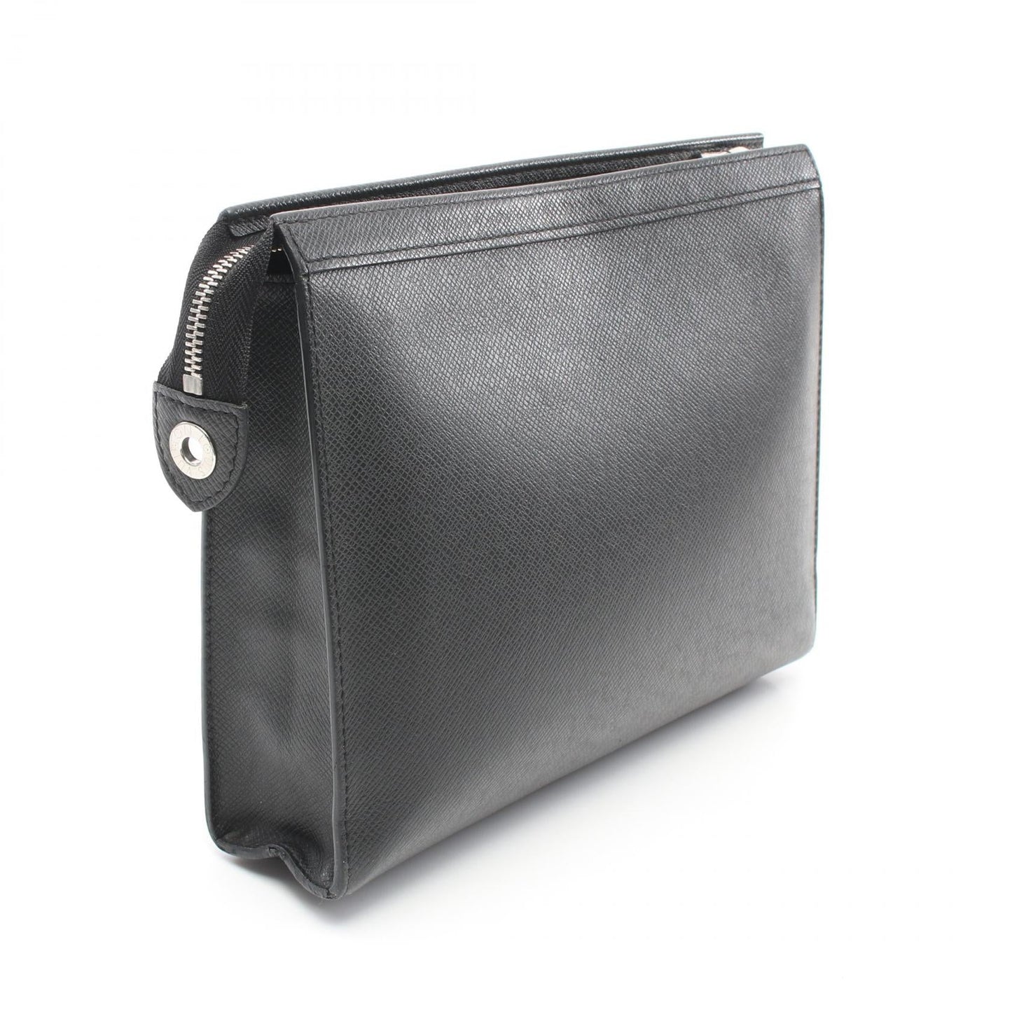 Louis Vuitton Taiga Noir Pochette Voyage MM Clutch M30547