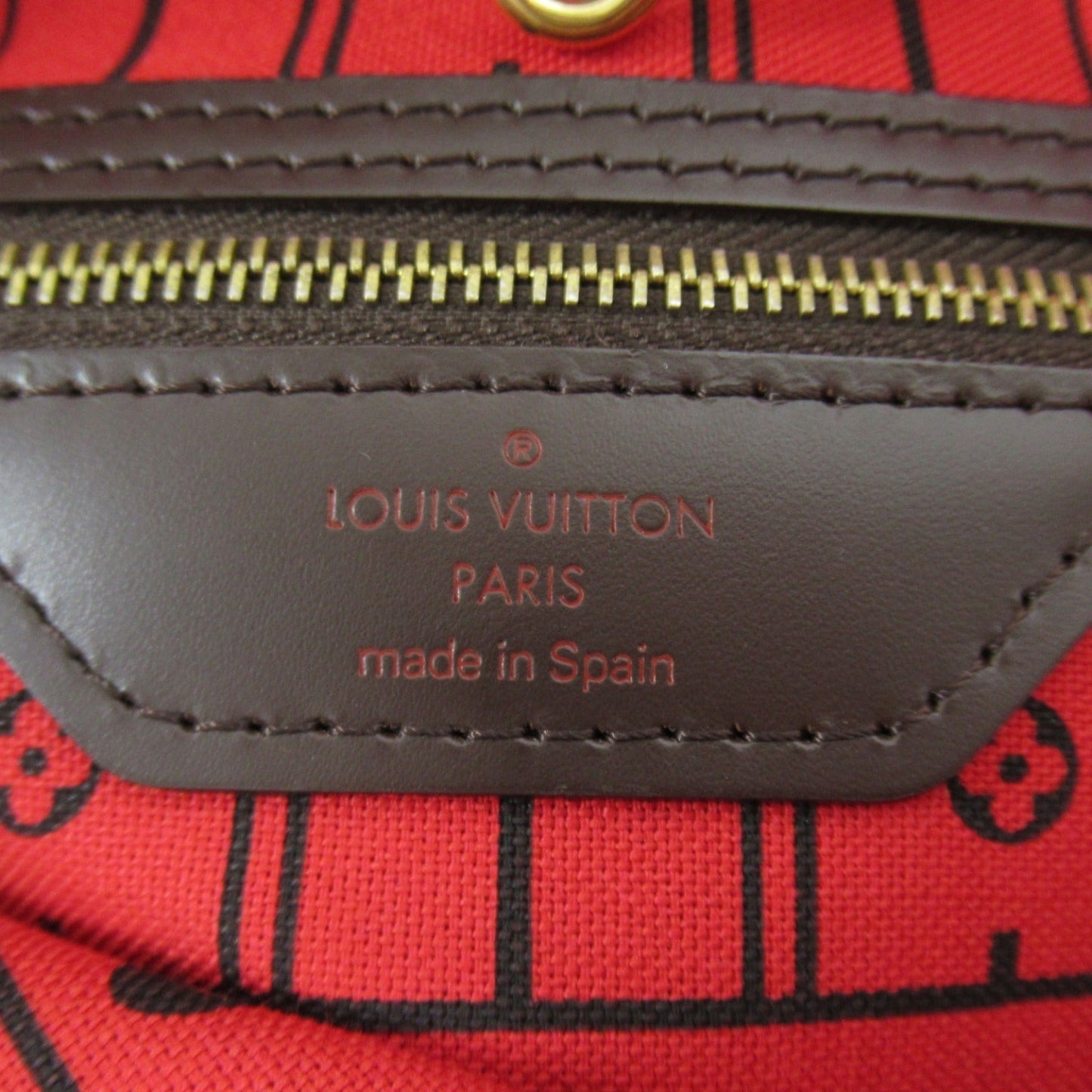 Louis Vuitton Neverfull MM Tote Bag Brown N51105