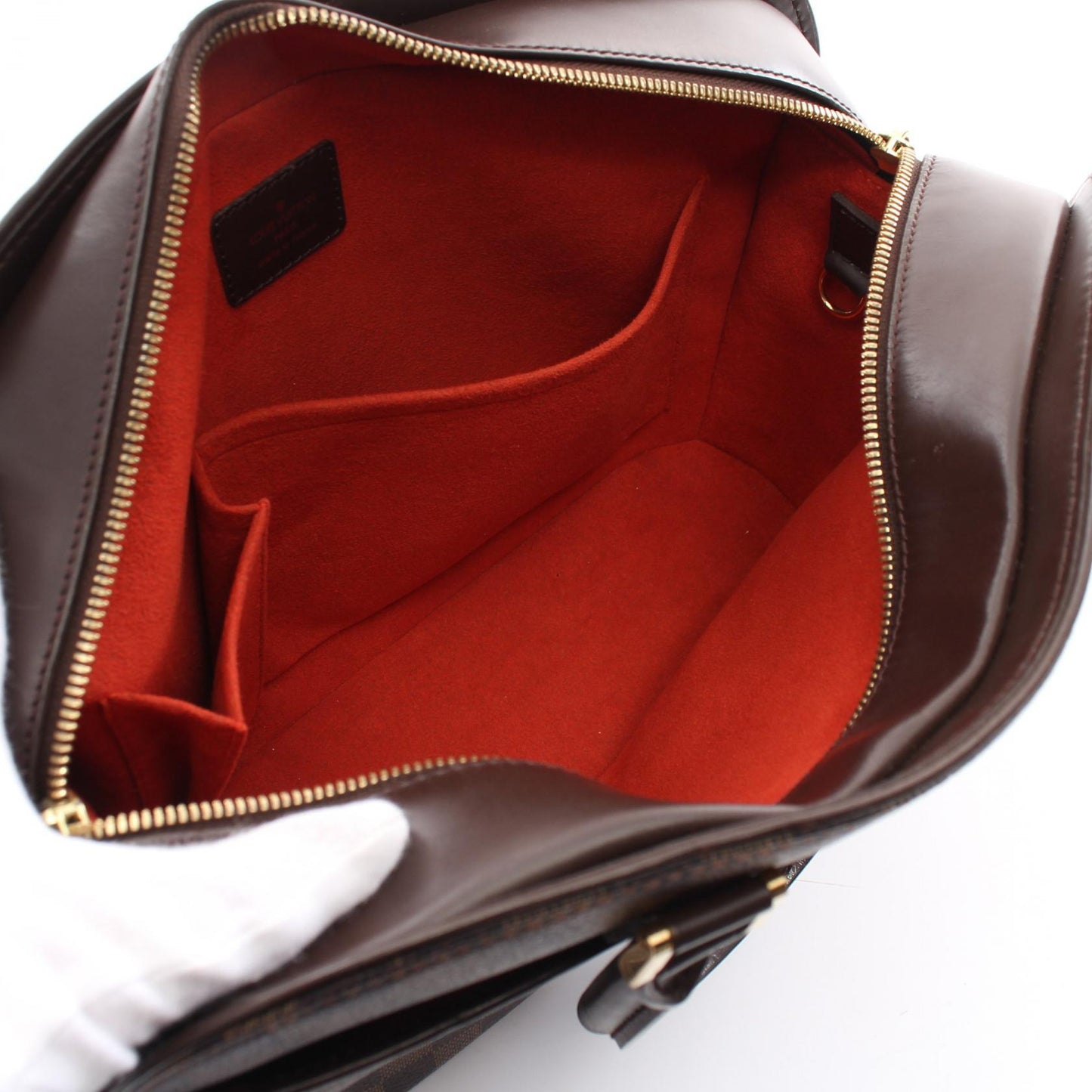 Louis Vuitton Damier Canvas Leather Handbag N51282