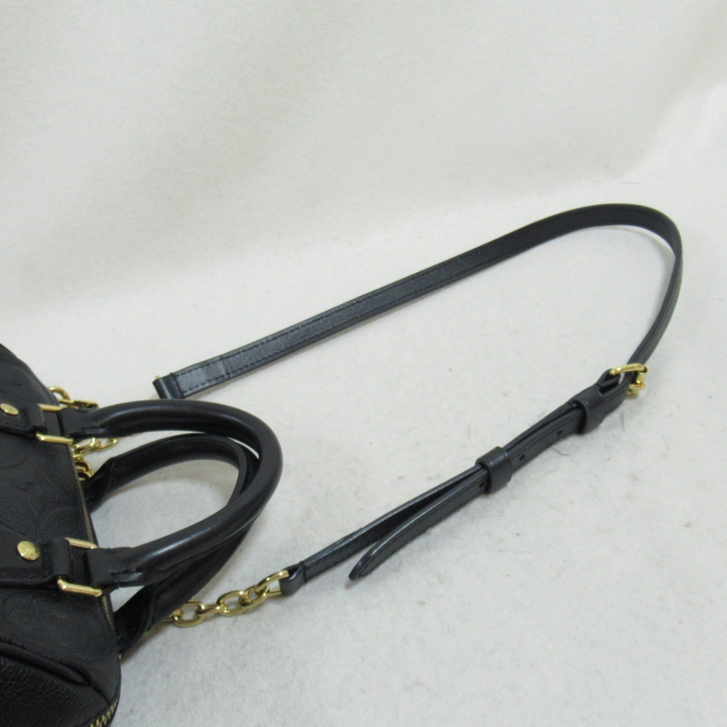 Louis Vuitton Monogram Empreinte Leather Speedy Bandouliere 20 Handbag M58953
