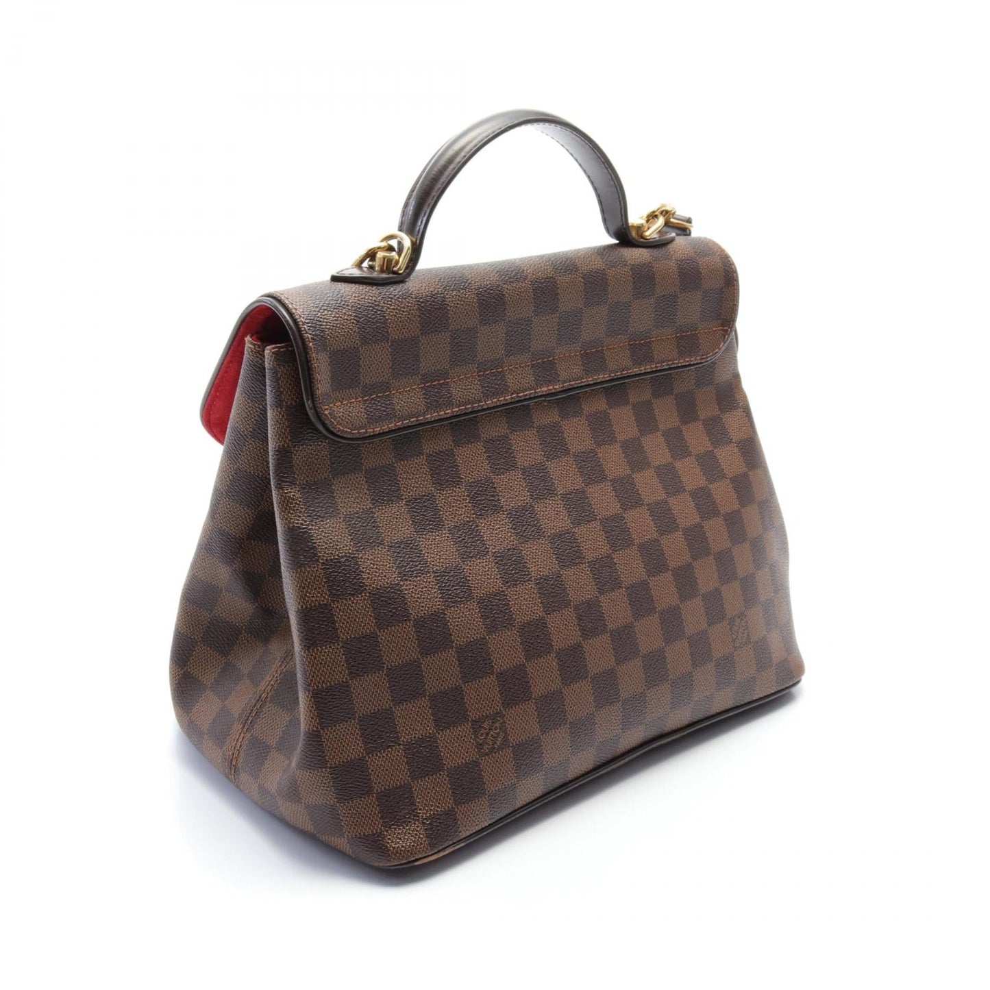 Louis Vuitton Bergamo MM Handbag PVC Canvas Leather N41168