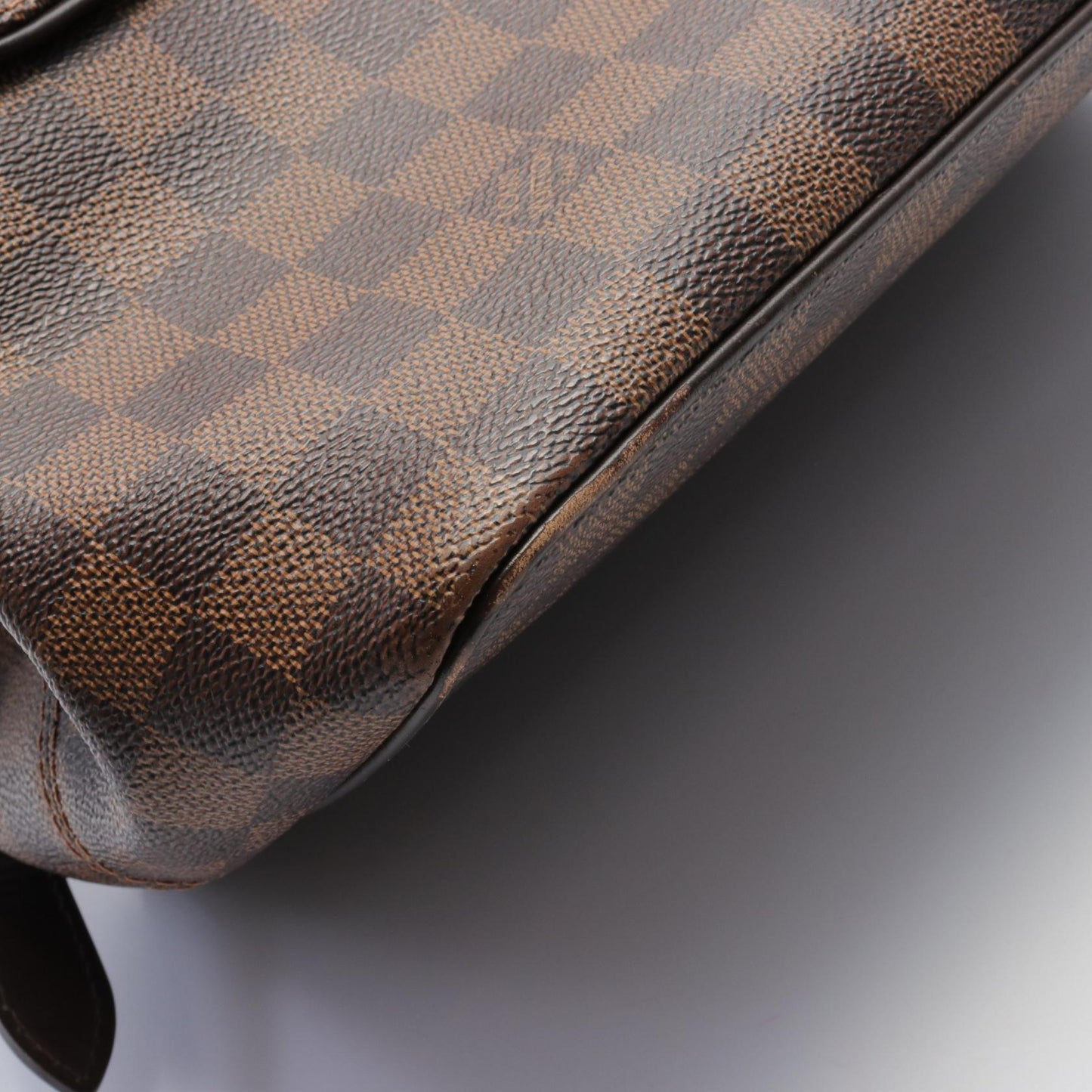 Louis Vuitton Bergamo MM Handbag PVC Canvas Leather N41168