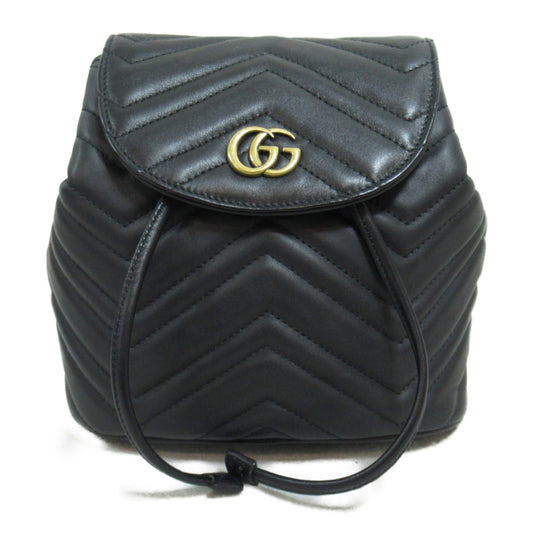 Luxury Gucci Trending 2025 GG Marmont Leather Backpack 528129
