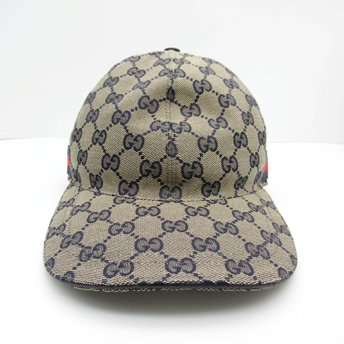 Luxury Gucci Trending 2025 GG Canvas Baseball Cap Beige/Blue