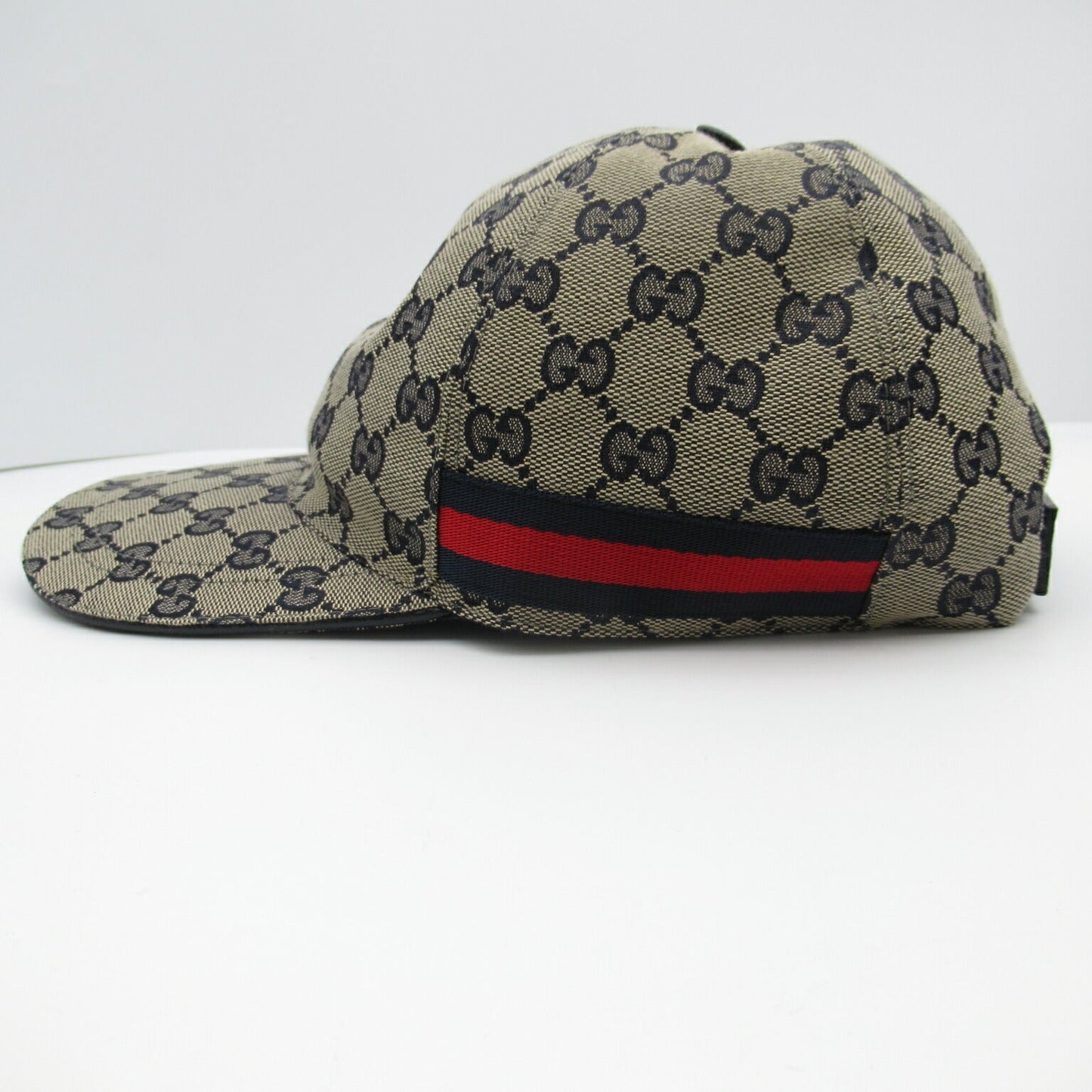 Luxury Gucci Trending 2025 GG Canvas Baseball Cap Beige/Blue