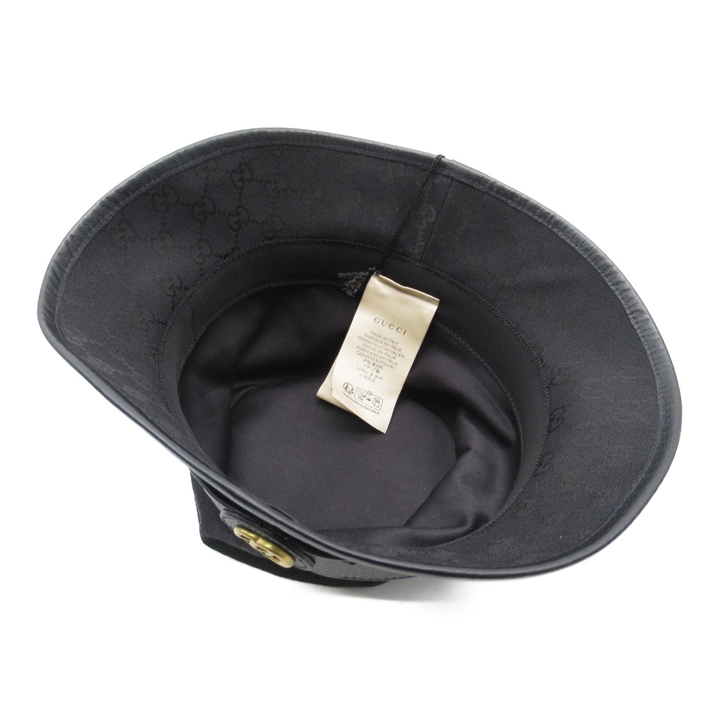 Luxury Gucci Trending 2025 GG Canvas Hat Black Unisex