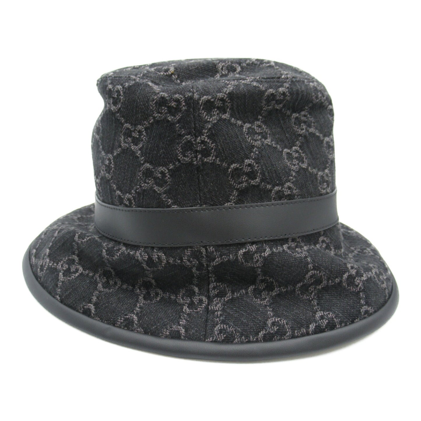 Luxury Gucci Trending 2025 GG Denim Hat Black Unisex