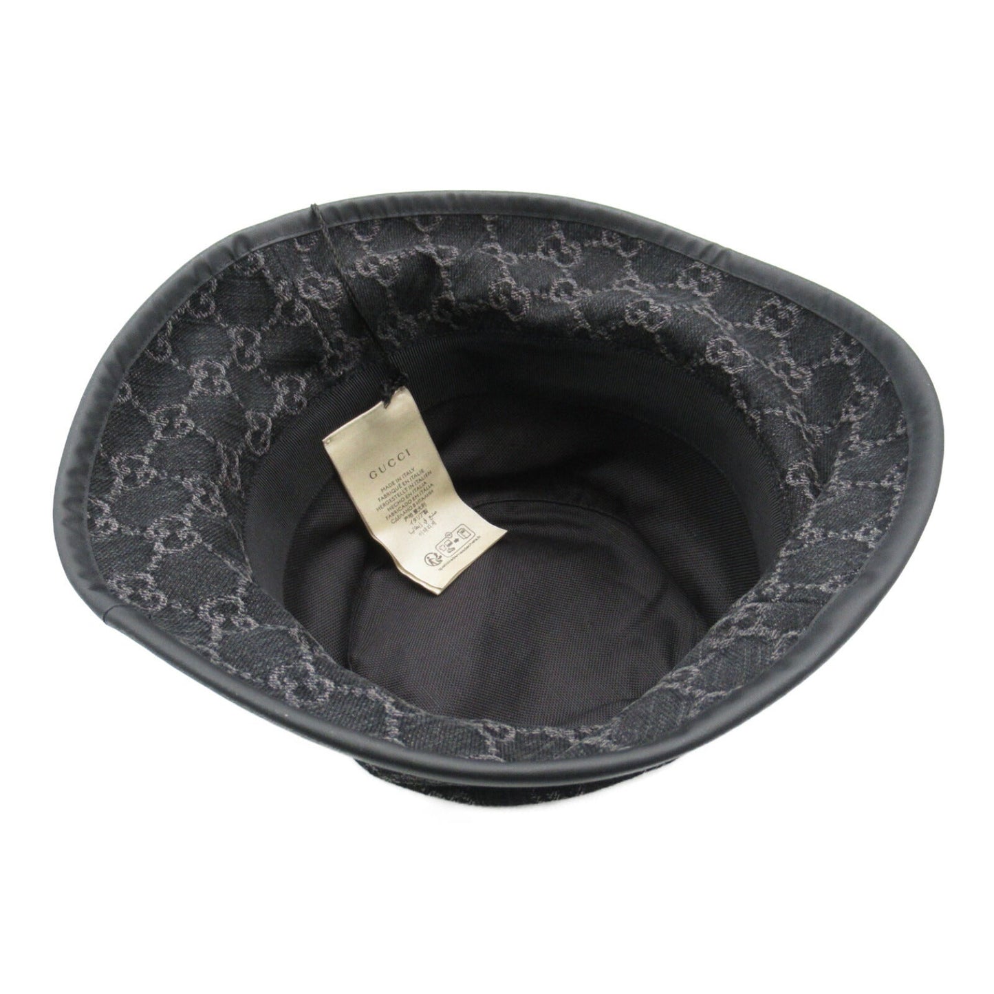 Luxury Gucci Trending 2025 GG Denim Hat Black Unisex