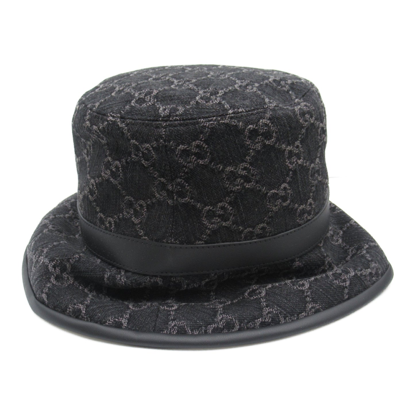Luxury Gucci Trending 2025 GG Denim Hat Black Unisex