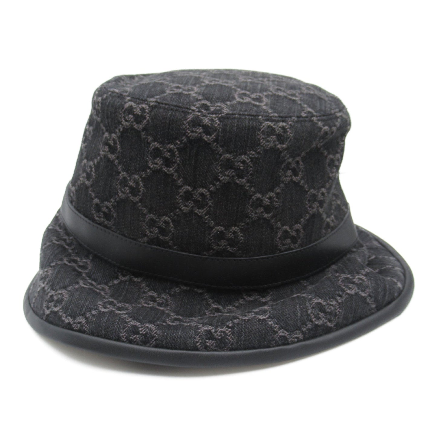 Luxury Gucci Trending 2025 GG Denim Hat Black Unisex