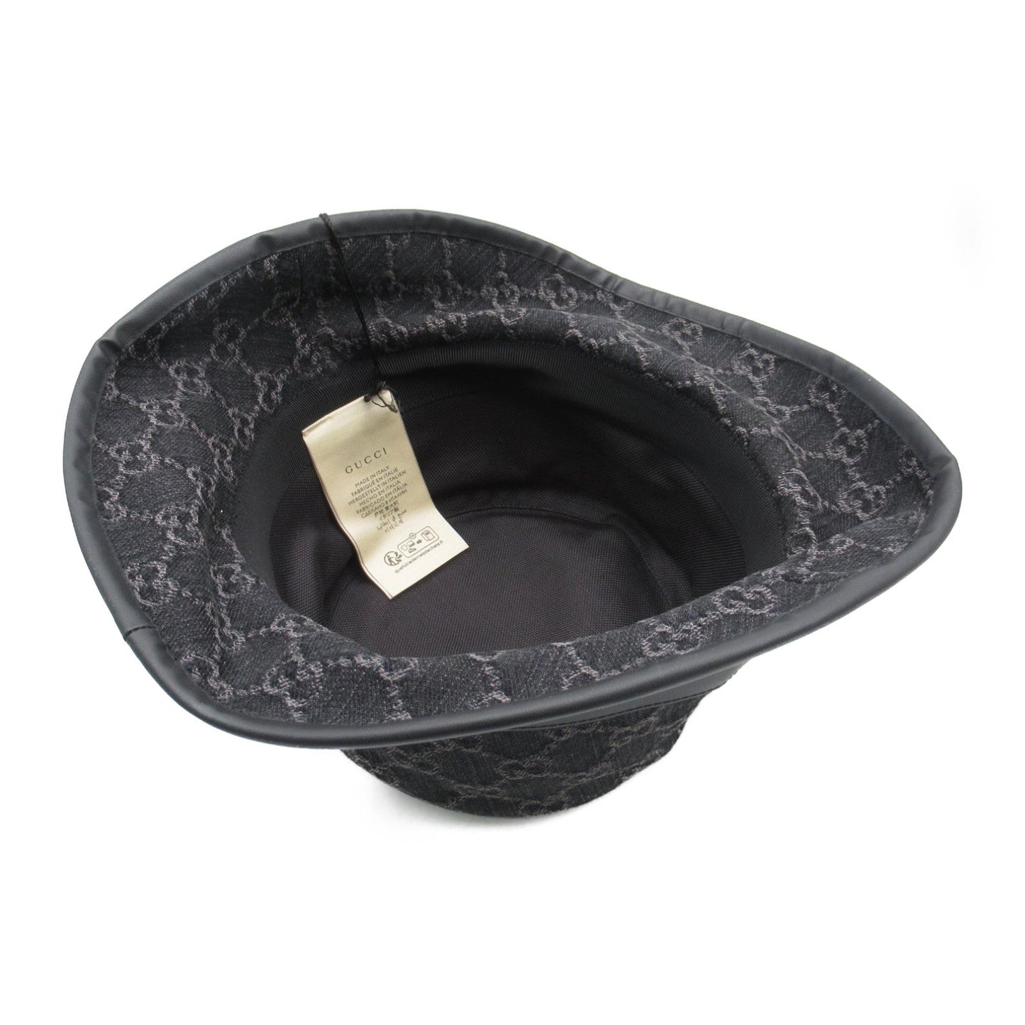 Luxury Gucci Trending 2025 GG Denim Hat Black Unisex