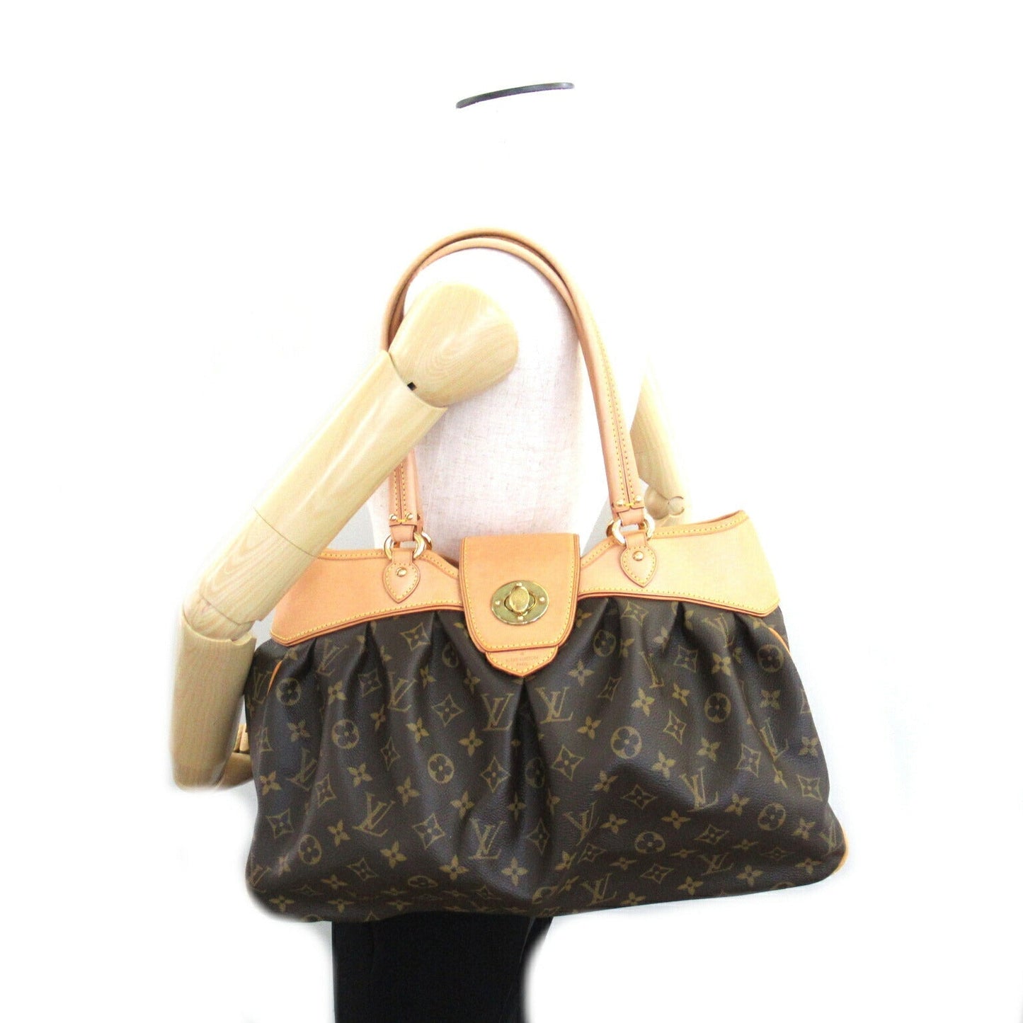 Louis Vuitton Boetie PM Handbag Brown M45715