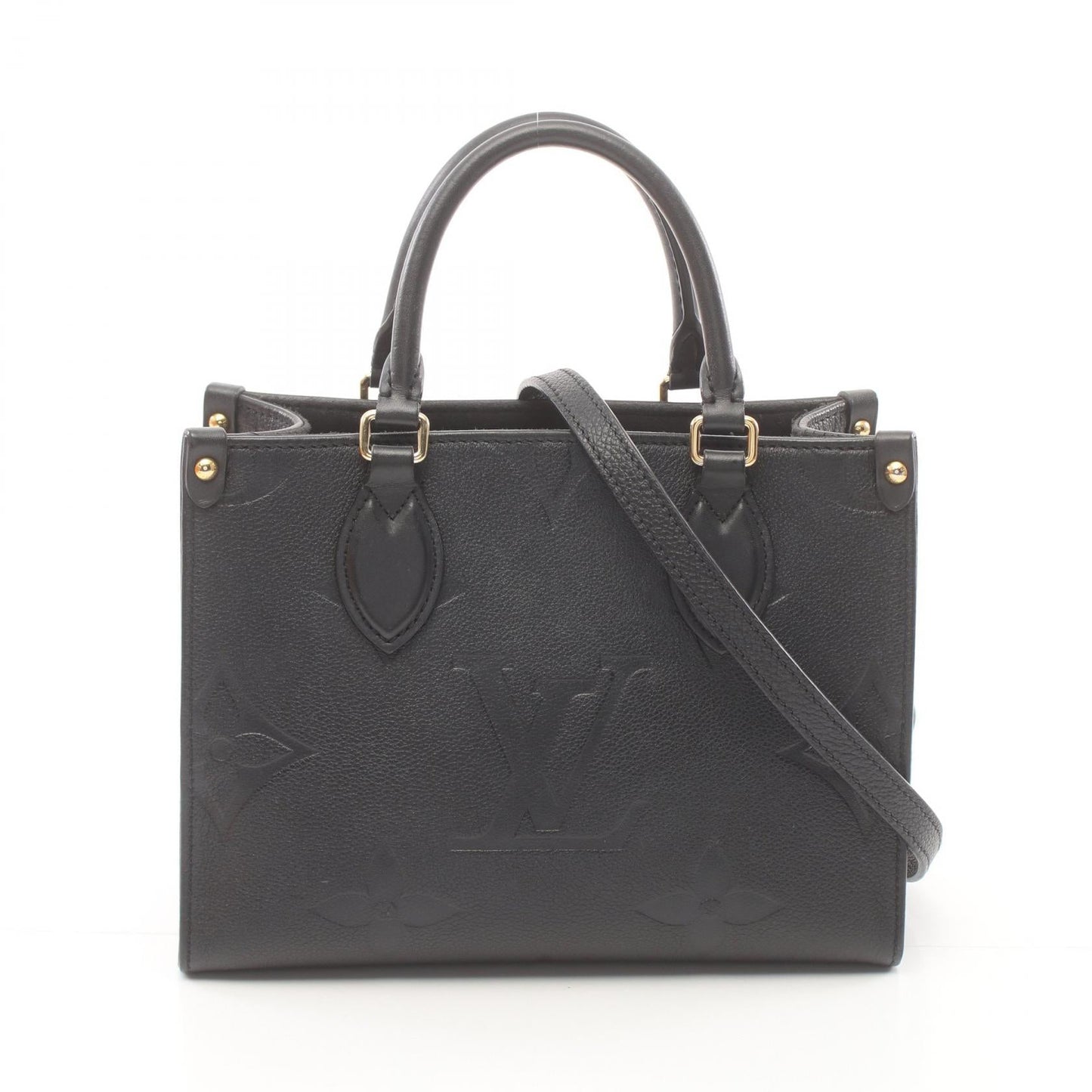 Louis Vuitton OnTheGo PM Monogram Noir Leather Handbag