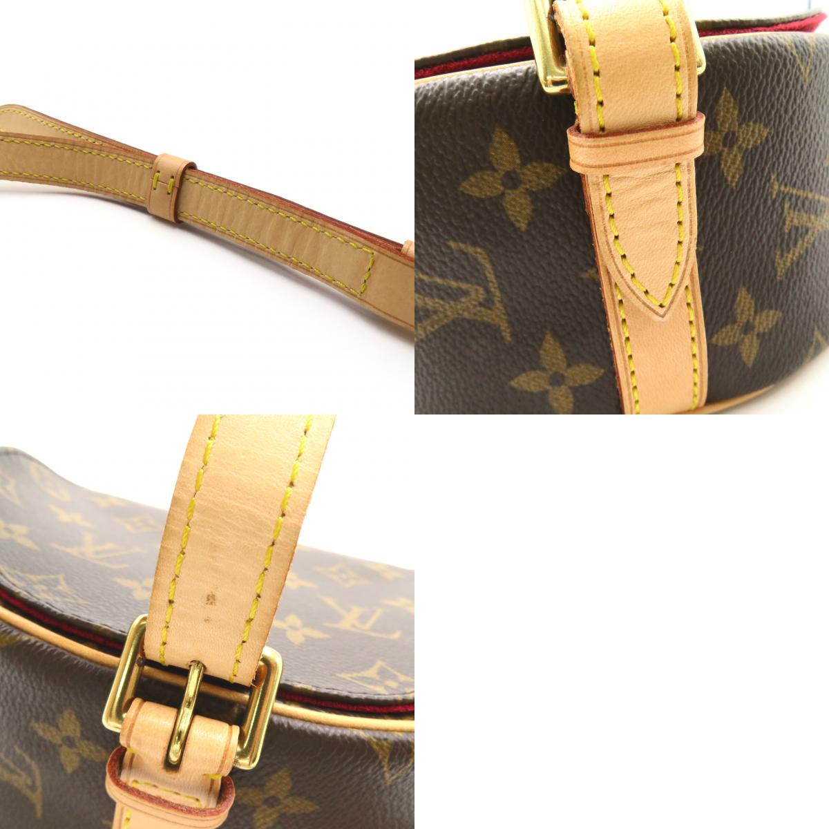 Louis Vuitton Tambourin Shoulder Bag Monogram Brown