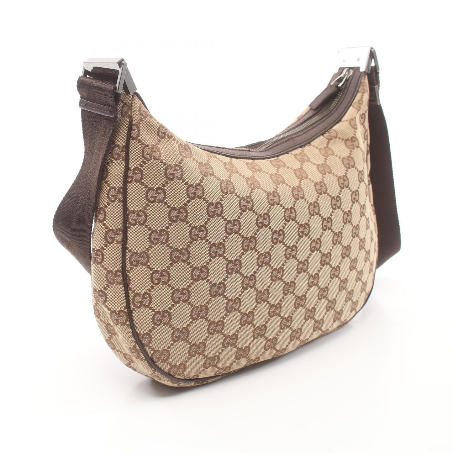 Luxury Gucci Trending 2025 GG Canvas Leather Shoulder Bag 122790