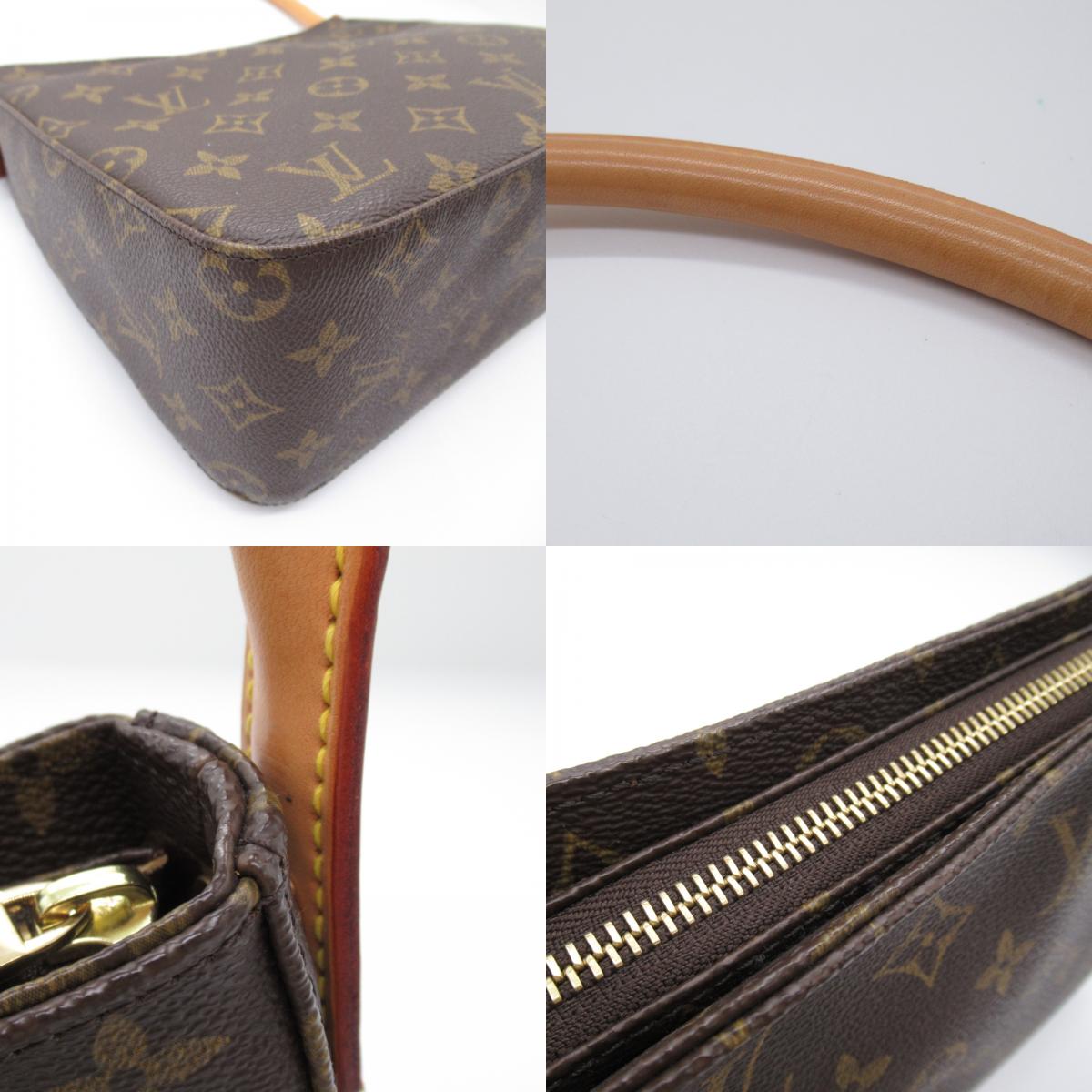 Louis Vuitton Looping MM Shoulder Bag Brown