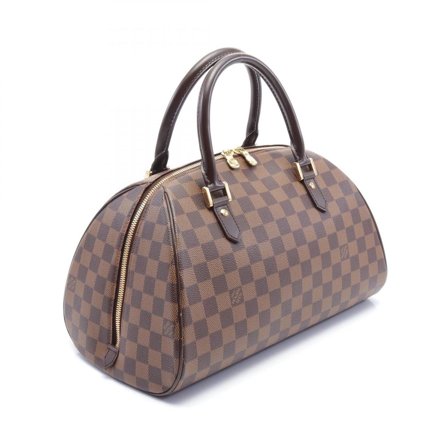 Louis Vuitton Damier Ribera MM Handbag Brown