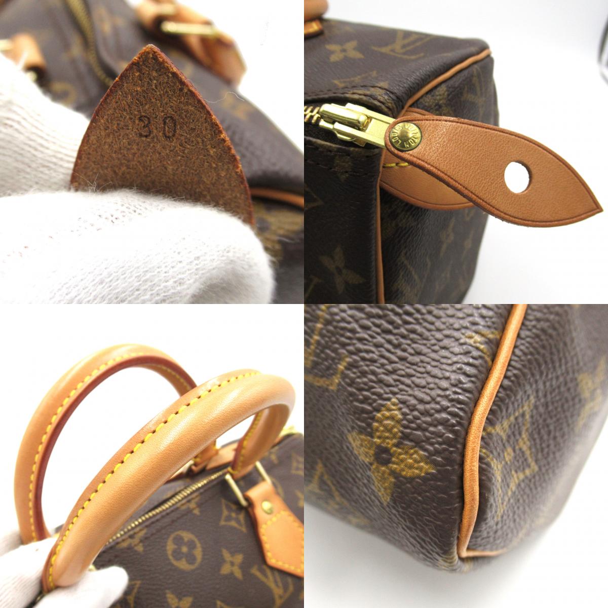 Louis Vuitton Speedy 30 Handbag Monogram Brown