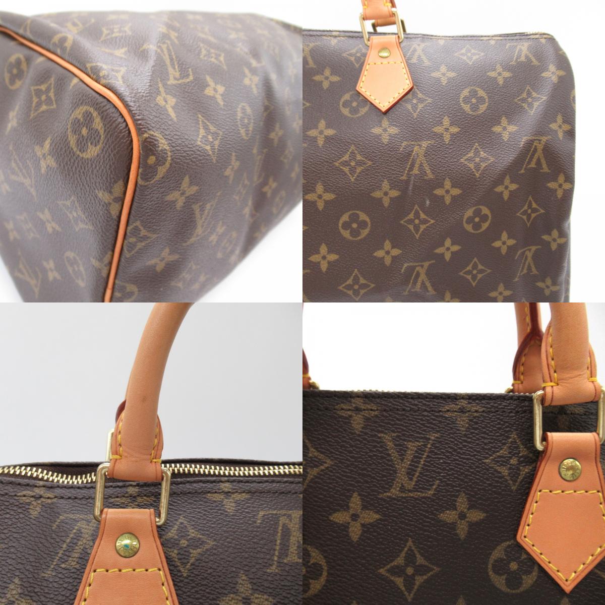 Louis Vuitton Speedy 40 Handbag Monogram Brown