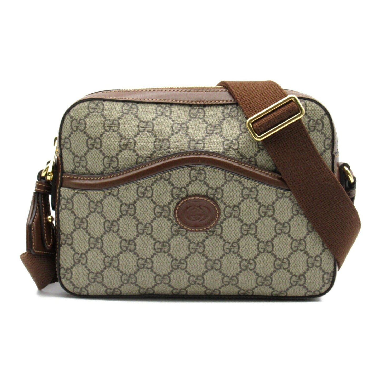 Luxury Gucci Trending 2025 GG Supreme Shoulder Bag PVC Canvas