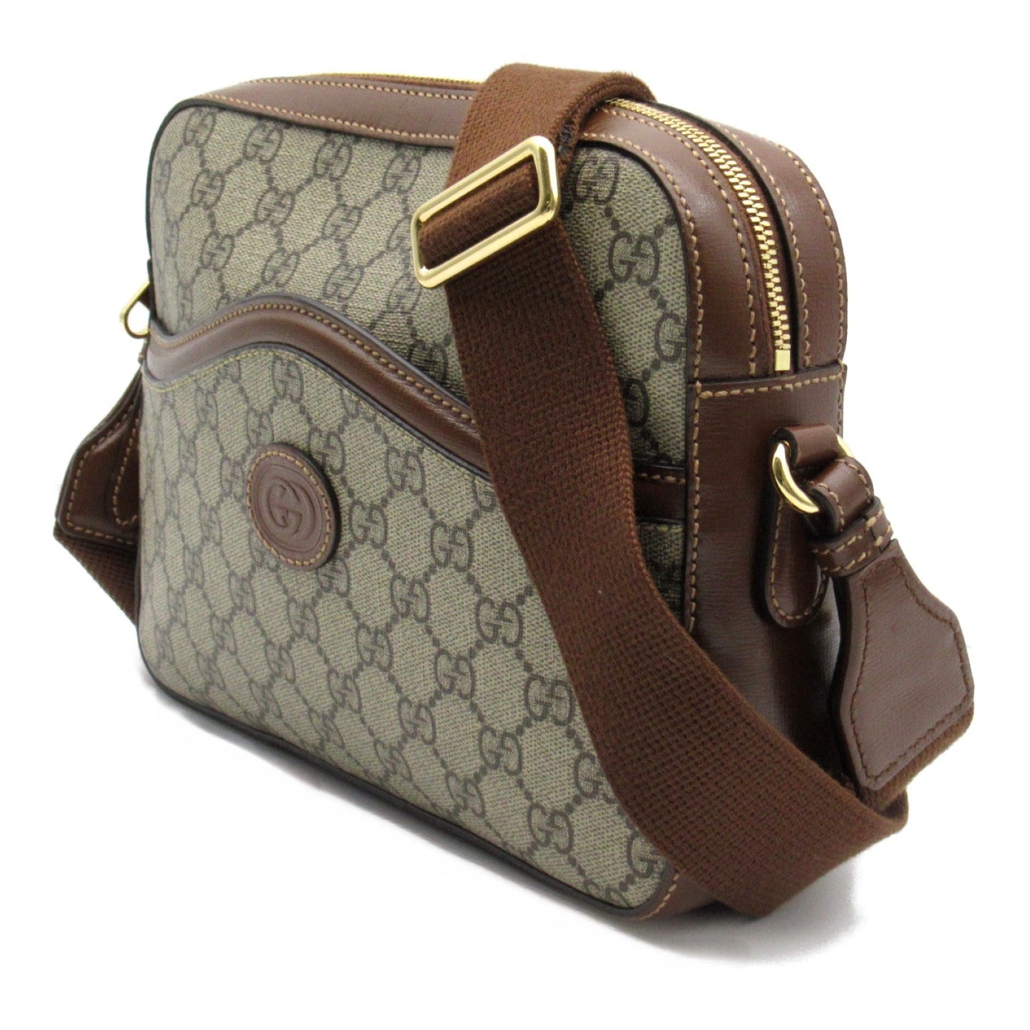 Luxury Gucci Trending 2025 GG Supreme Shoulder Bag PVC Canvas