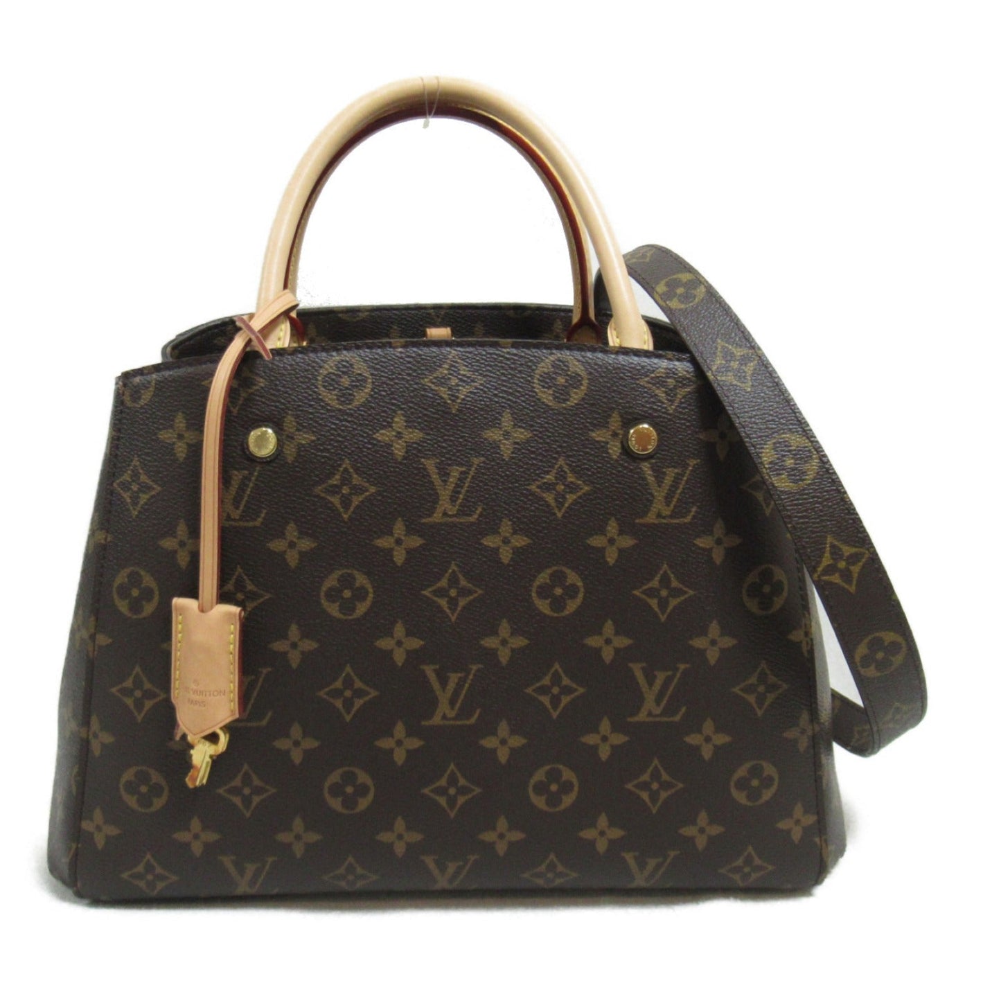 Louis Vuitton Montaigne MM Tote Bag Brown M41056