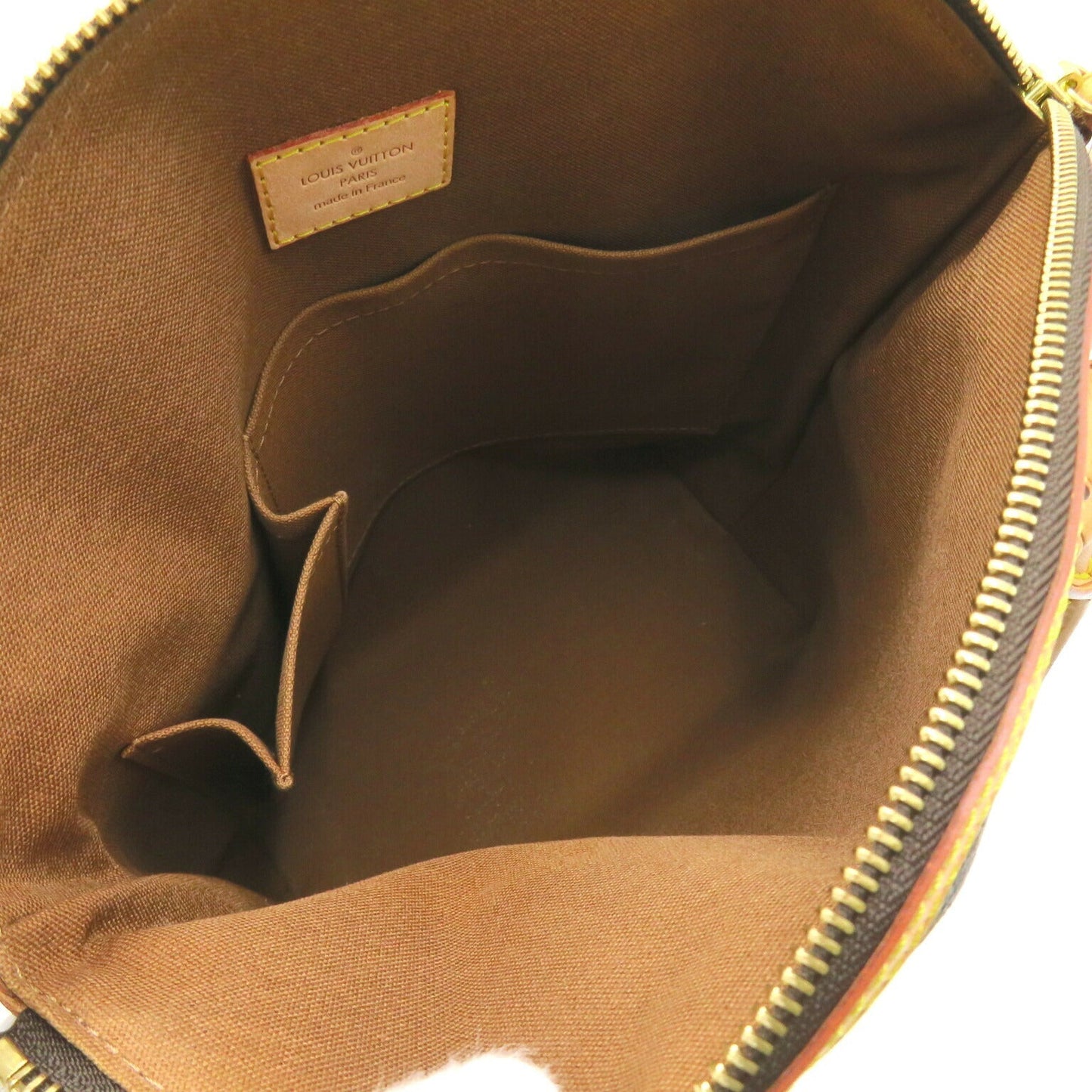 Louis Vuitton Lockit Handbag Monogram Brown M40102