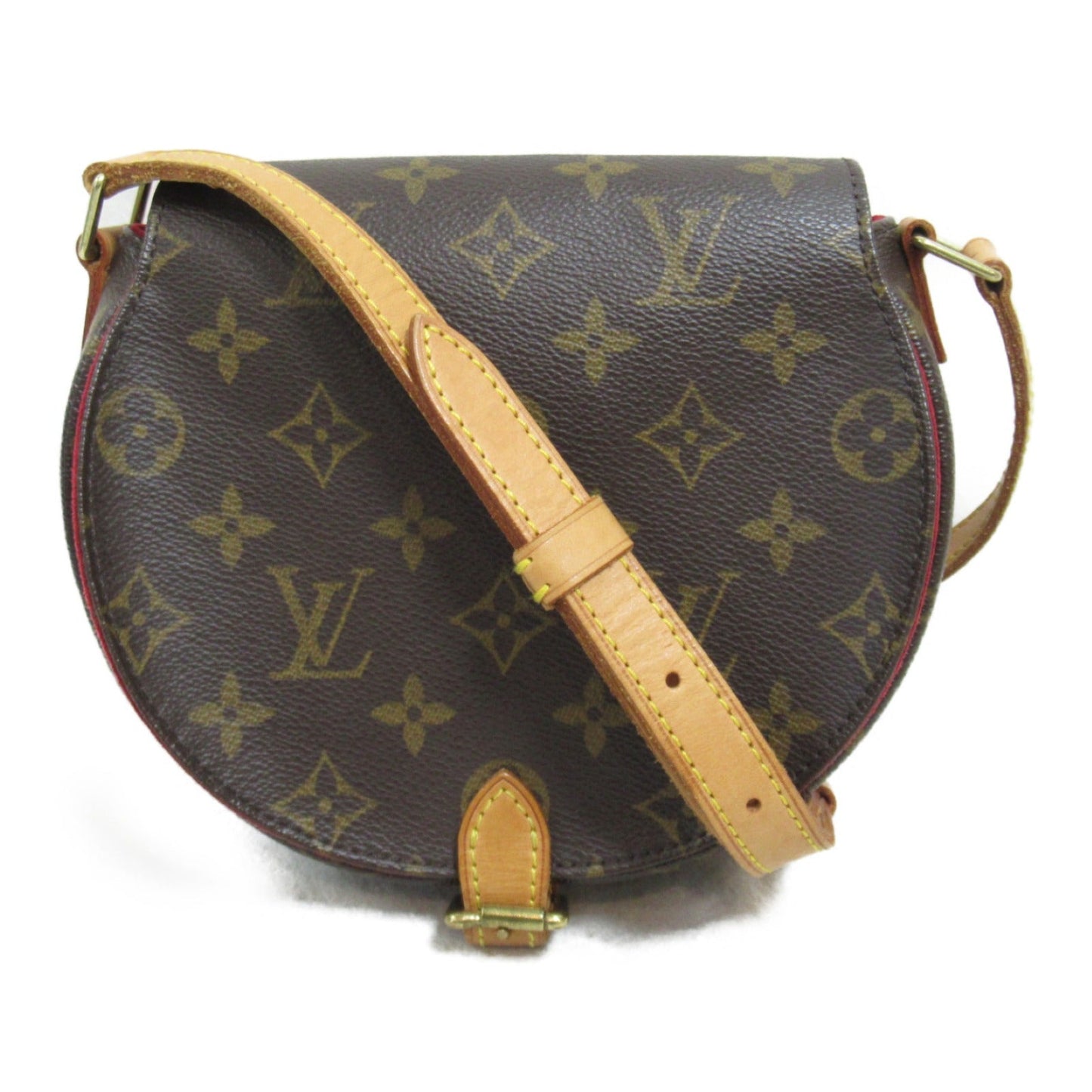 Louis Vuitton Tambourin Shoulder Bag Monogram Brown