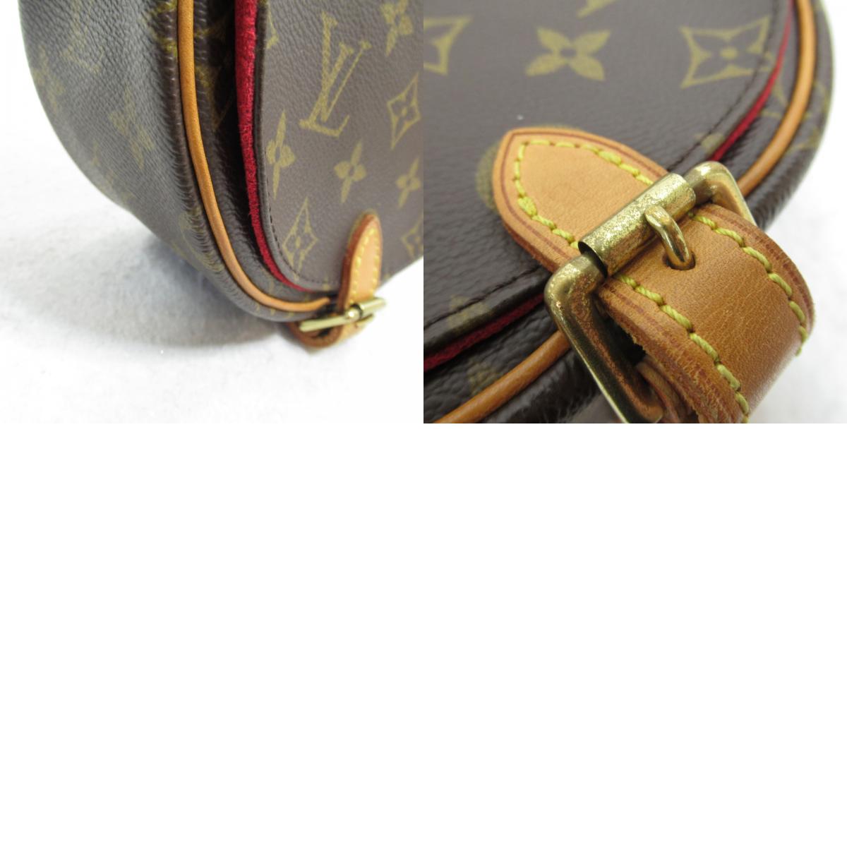Louis Vuitton Tambourin Shoulder Bag Monogram Brown