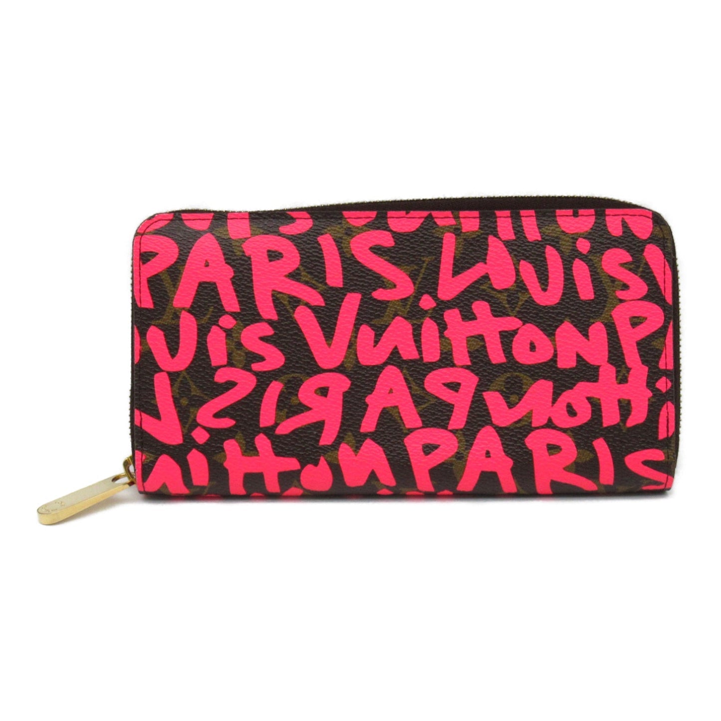 Louis Vuitton Monogram Graffiti Zippy Wallet  Canvas Long Wallet M93710 in Great Condition